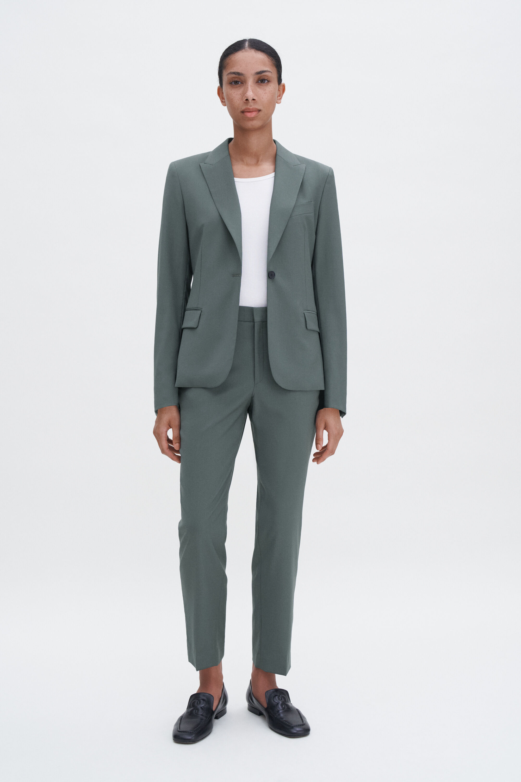 ジャケット FILIPPA K FW24 TEXTURED BLAZER (30870 0073) Textured Blazer - Cloud Blue | Filippa K