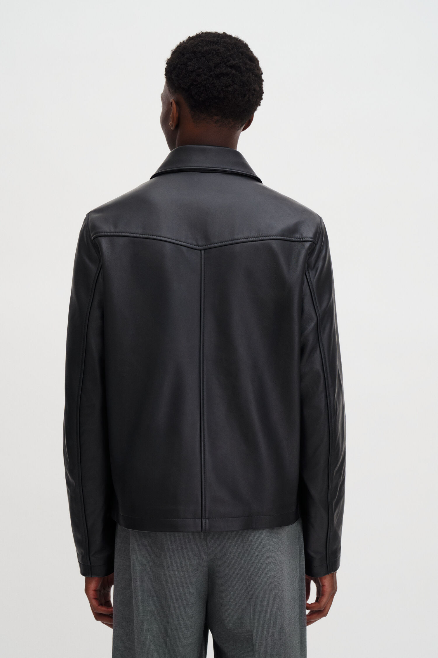 Leather Coach Jacket