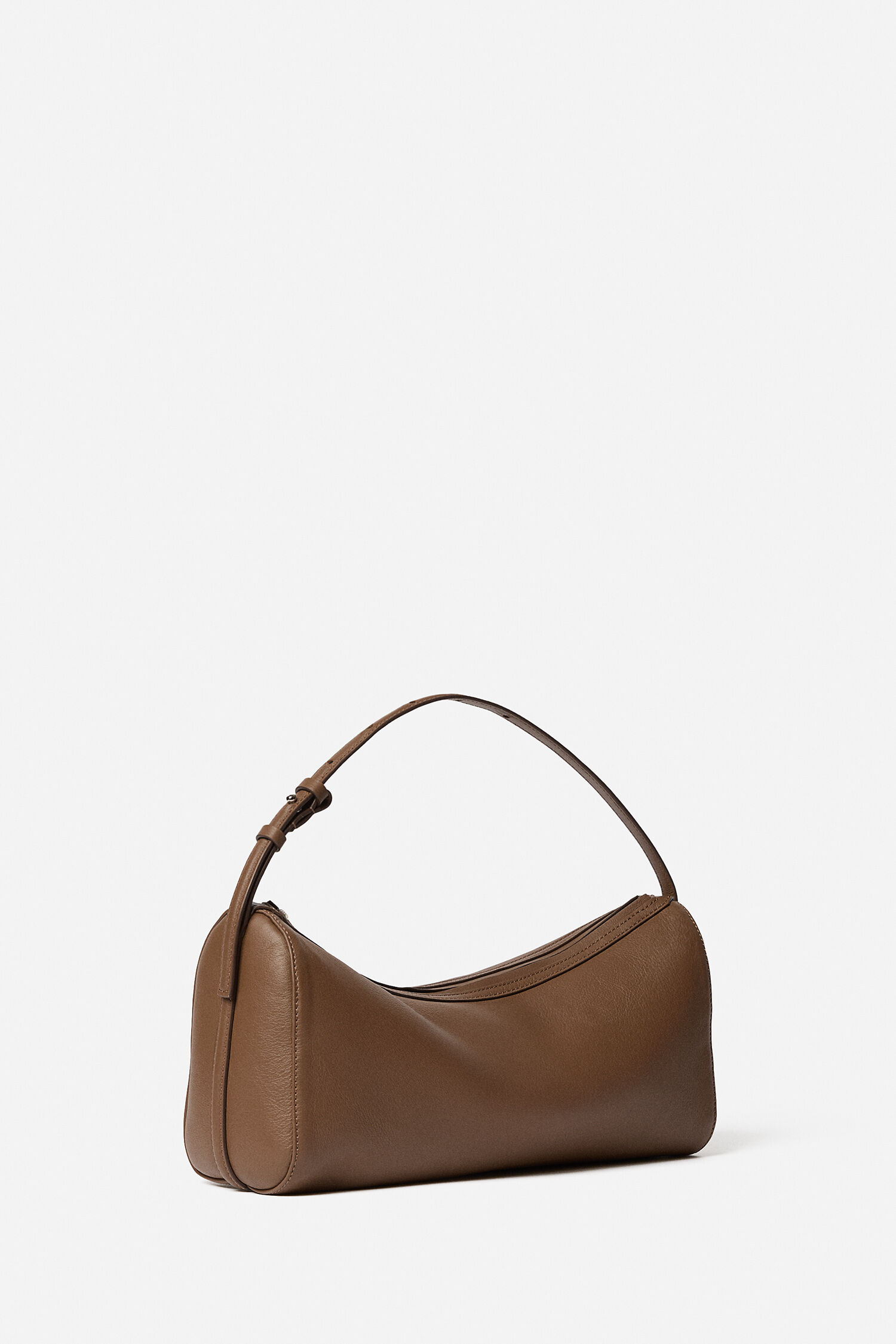 Leather Baguette Bag