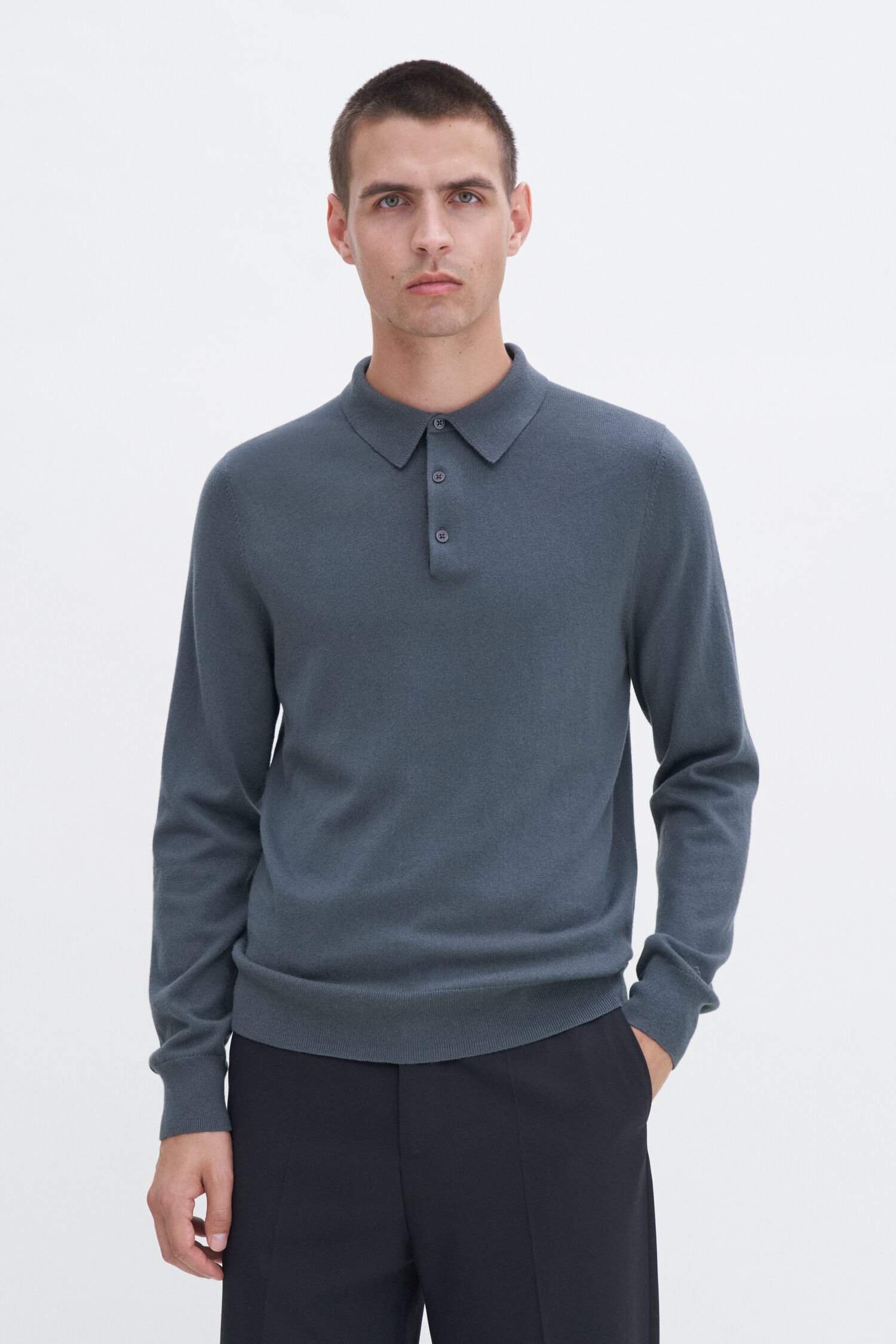 Knitted Polo Shirt