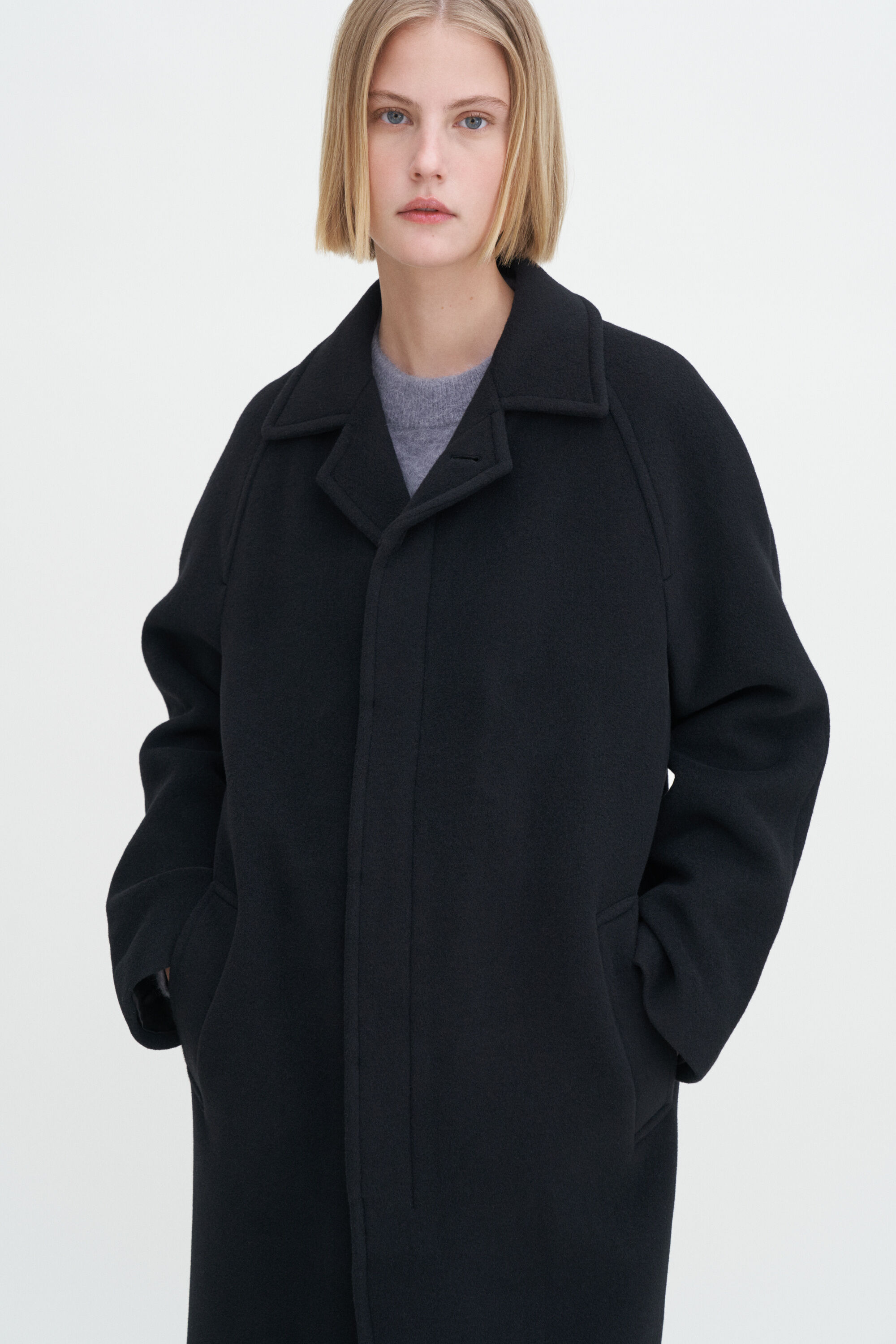 Wool car coat sale