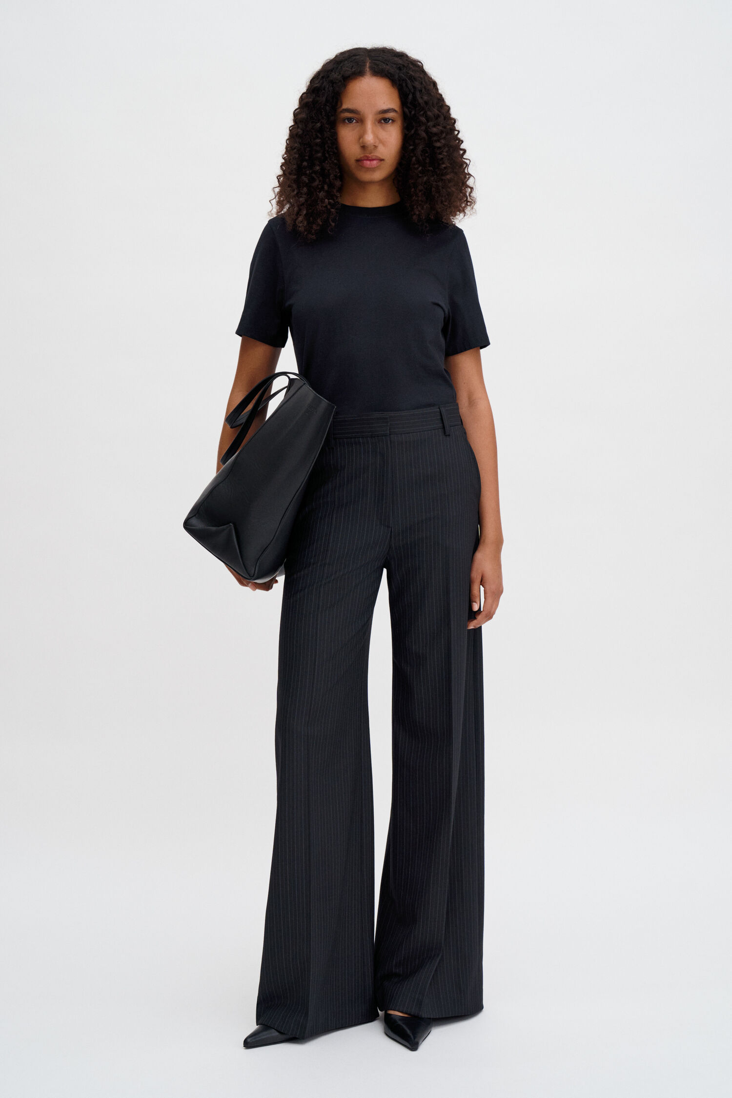 Harlow Pinstripe Trousers