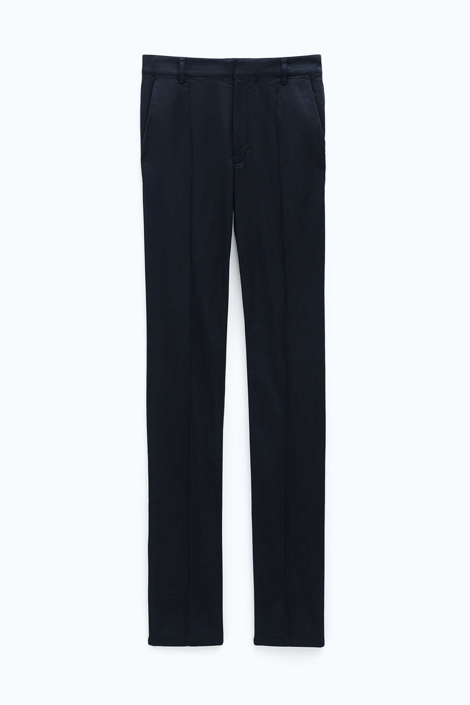 Slim Satin Trousers