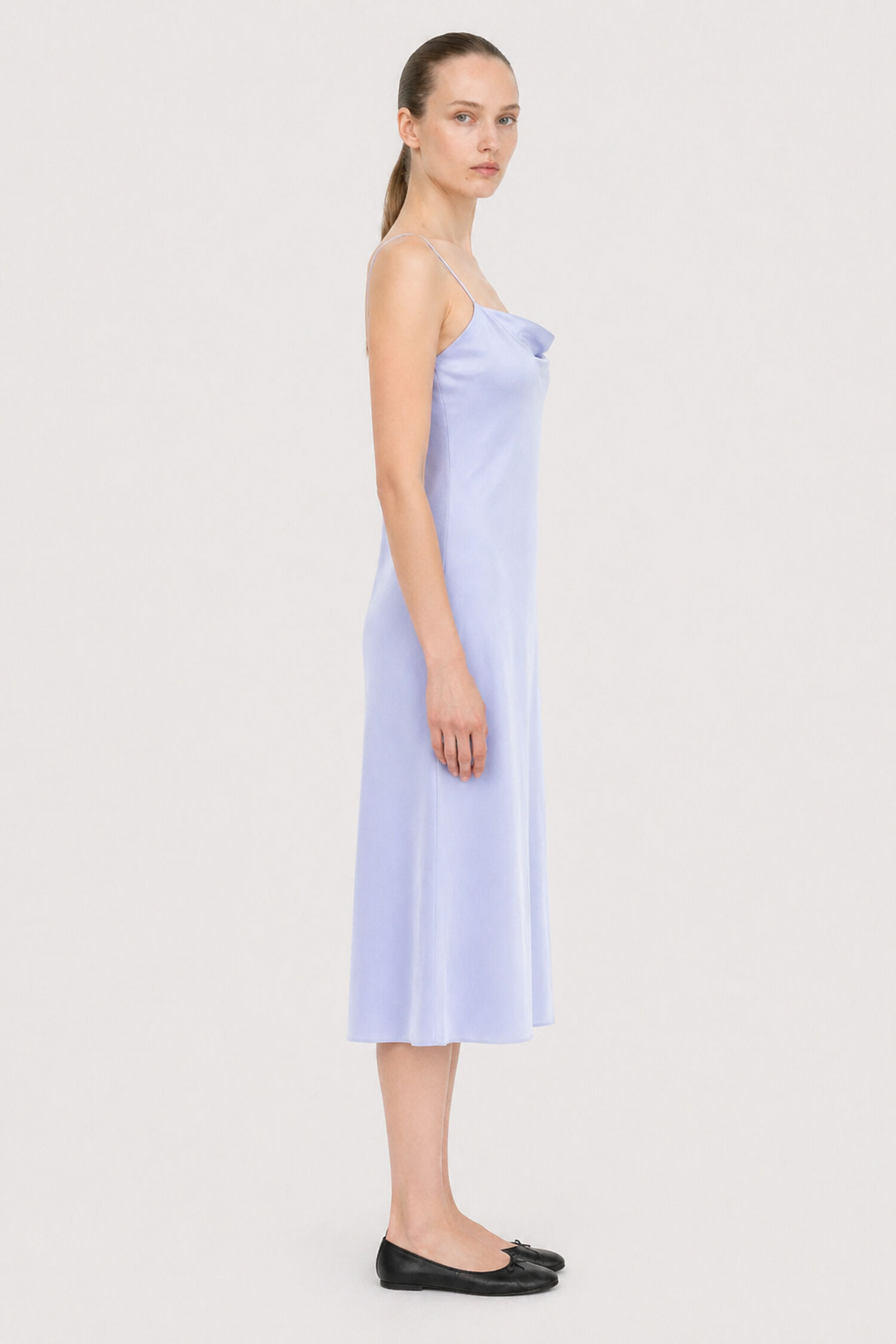 Draped Slip Dress