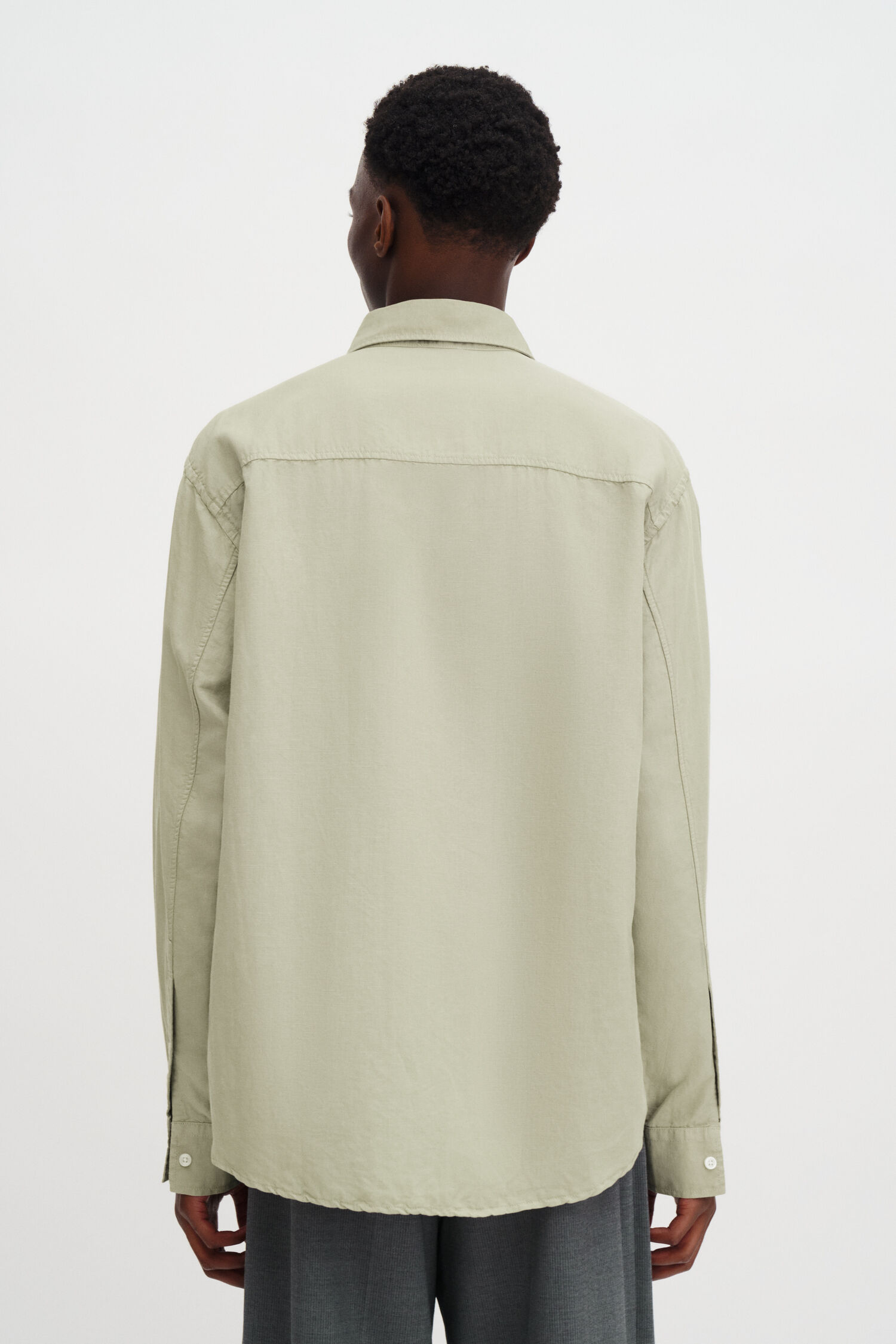 Relaxed Cotton Linen Shirt