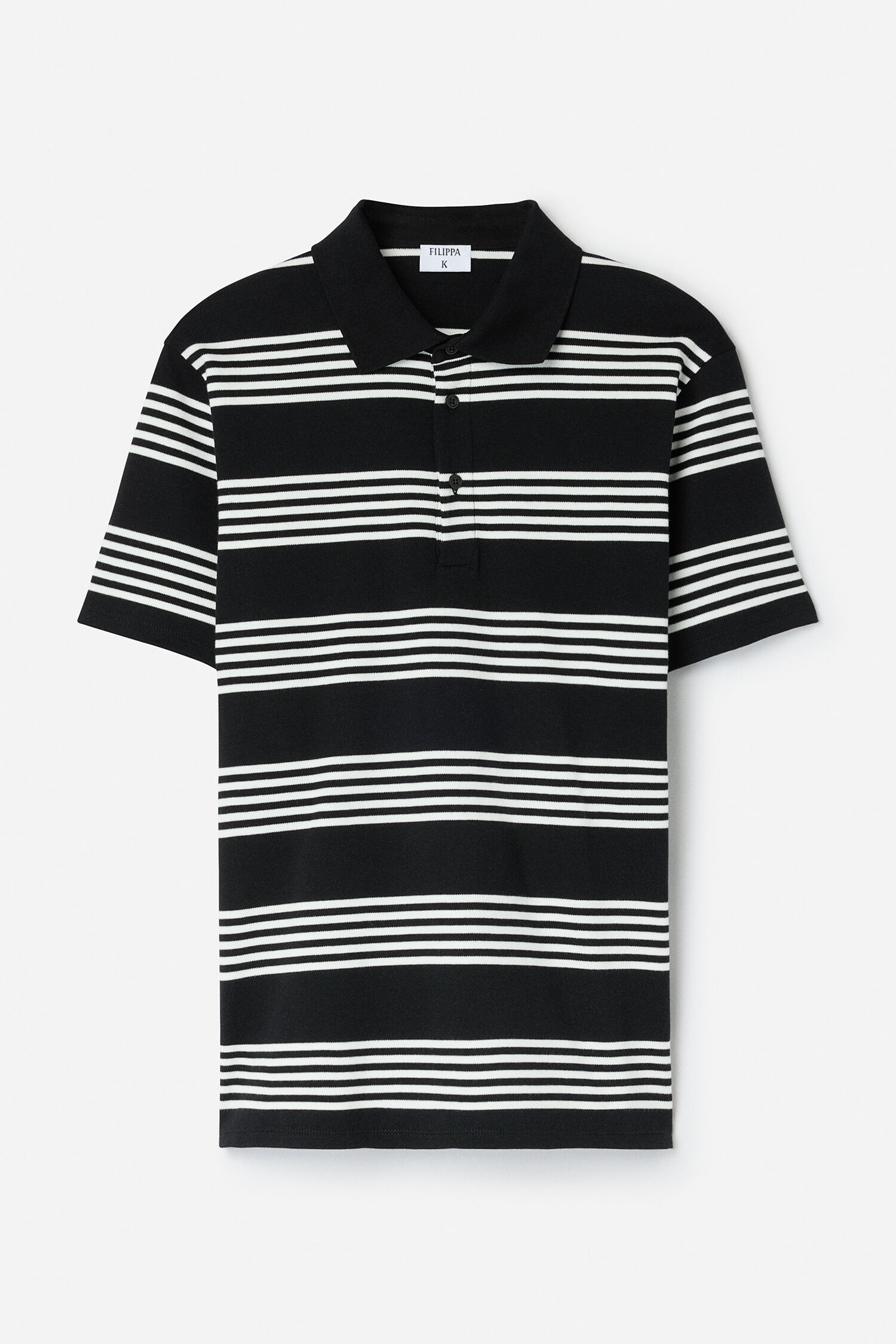 Striped Jersey Polo Shirt