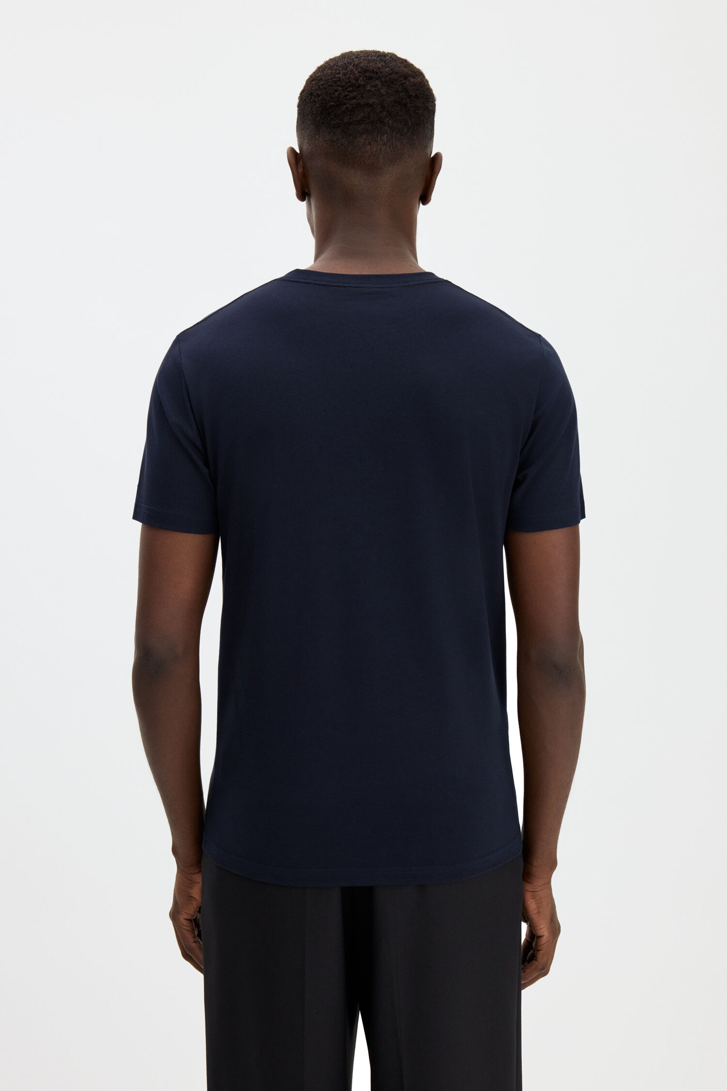 M. Lycra V-Neck Tee