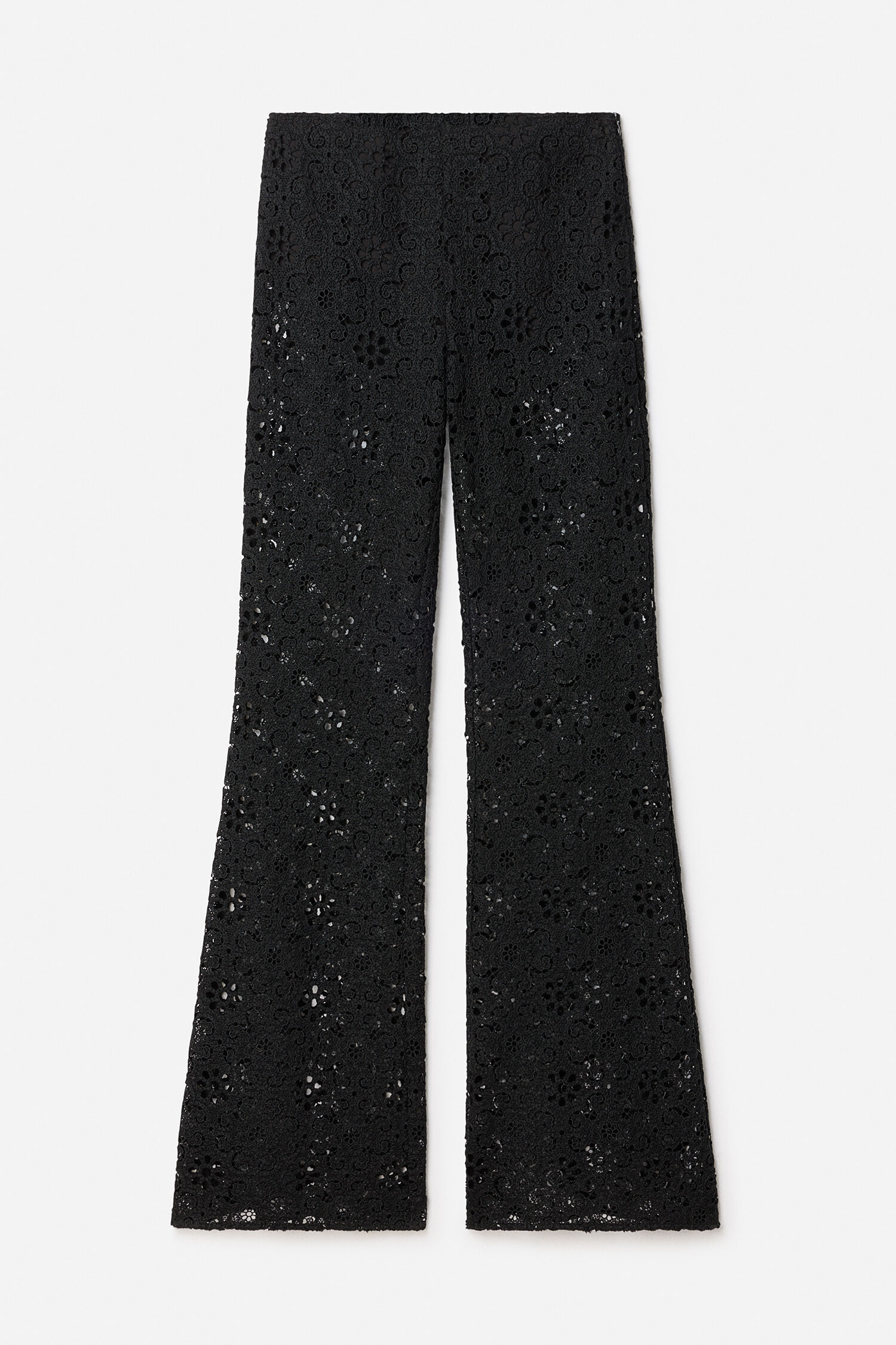 Lace Trousers - Black | FILIPPA K