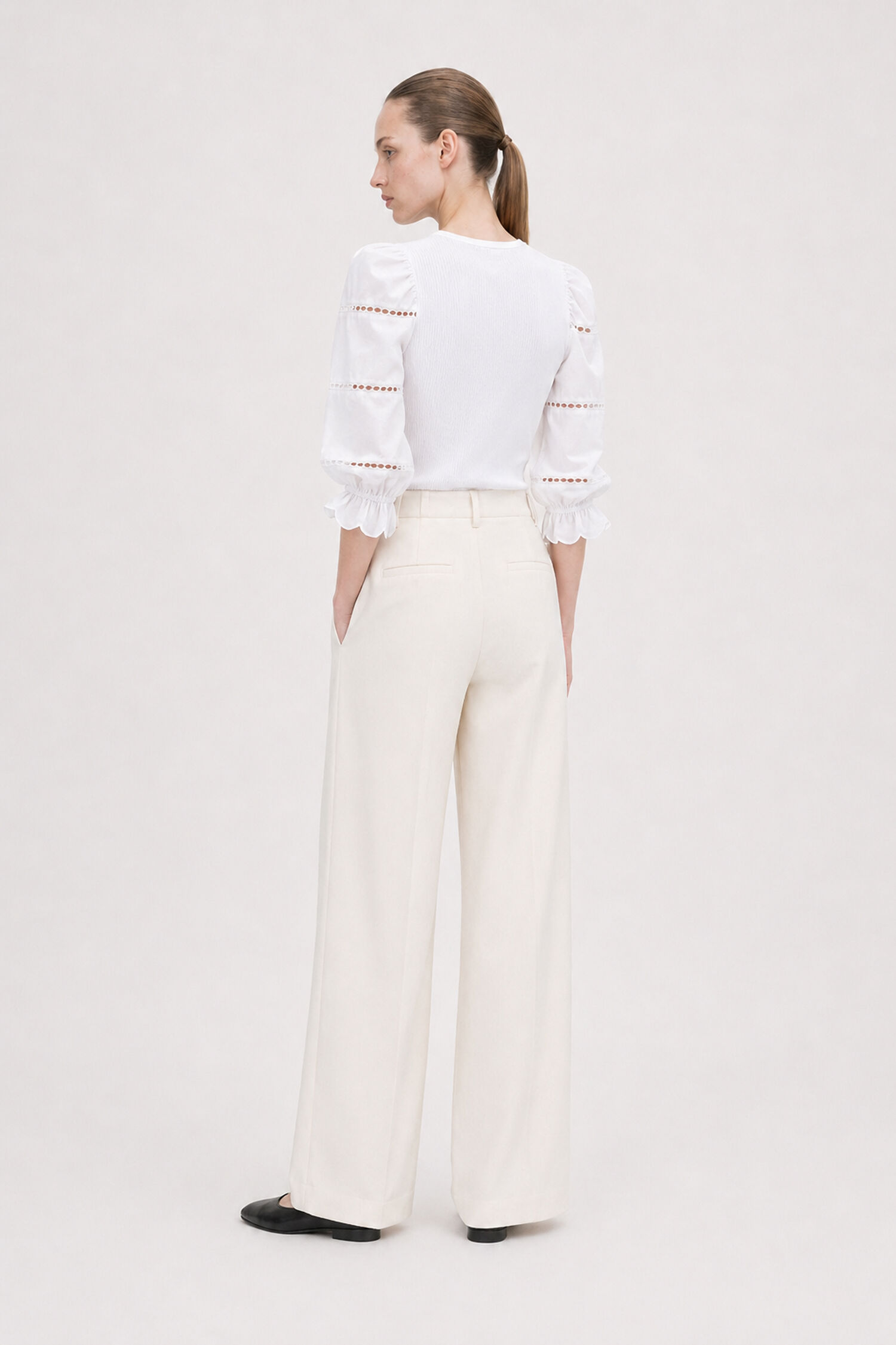 Puff Sleeve Rib Top