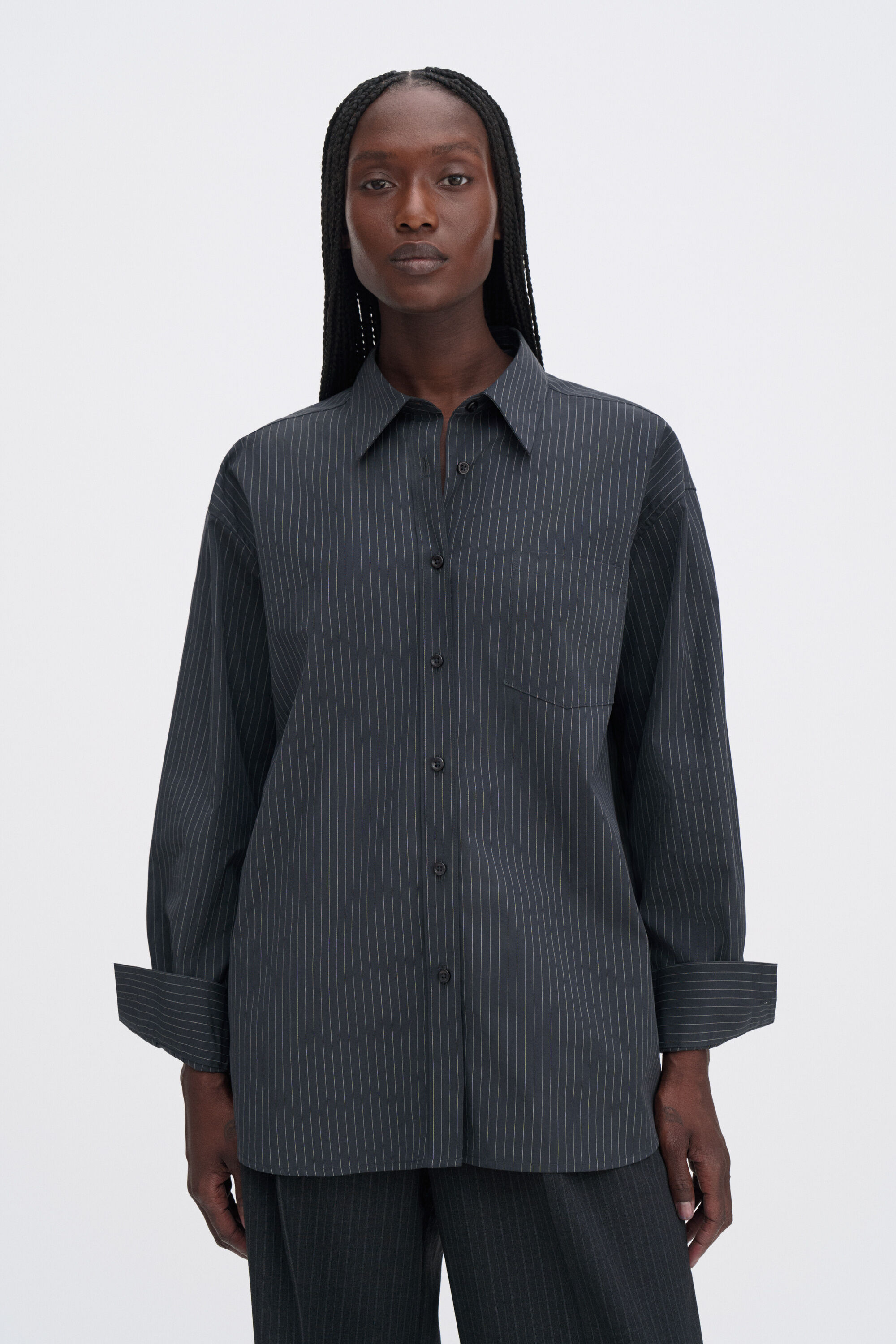 売れ筋商品|||フィリッパコー シャツ レディース トップス CAP SLEEVE  - Button-down blouse - black Shirts & Blouses | Woman | Filippa K