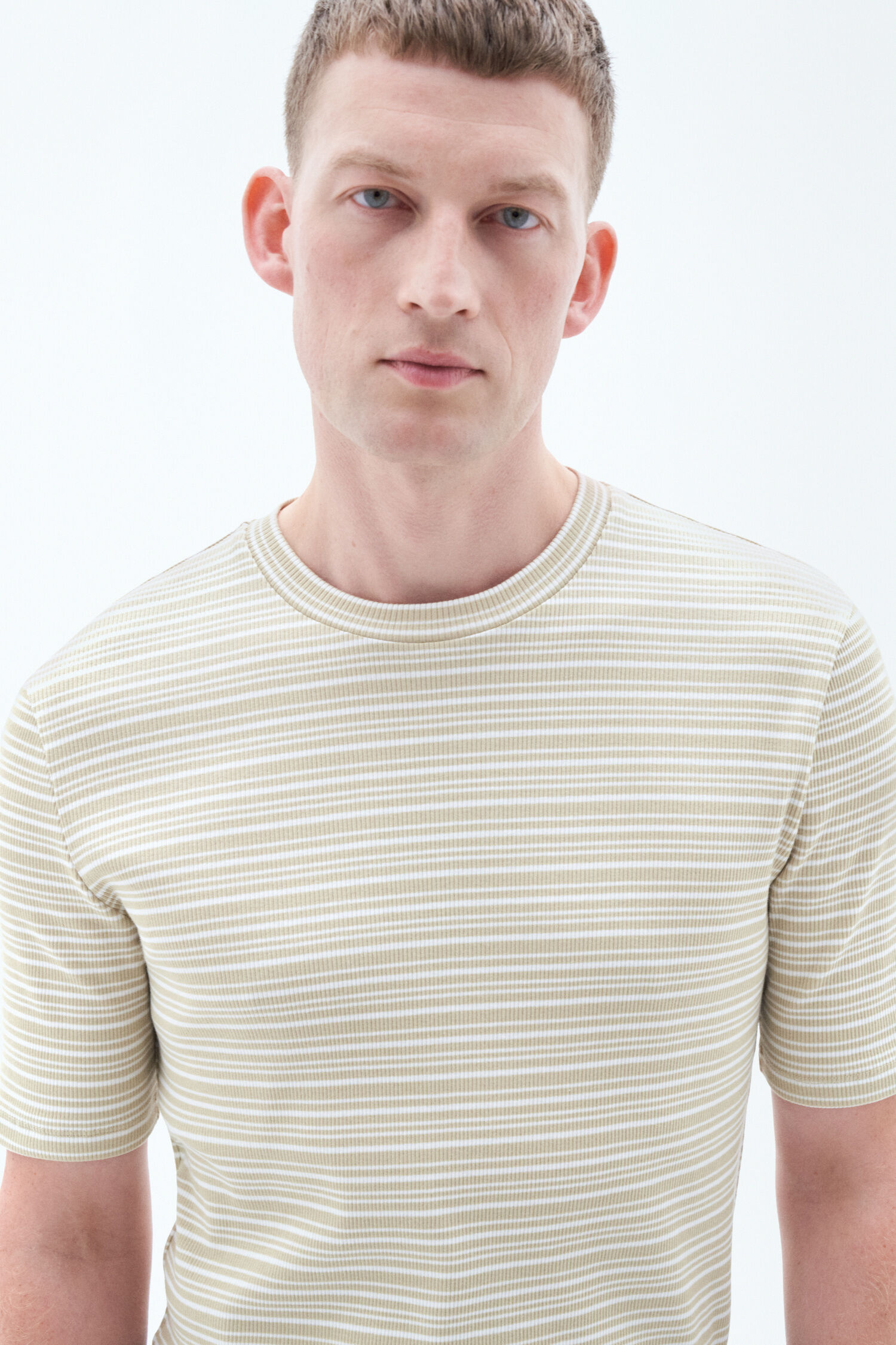 Striped Rib Tee