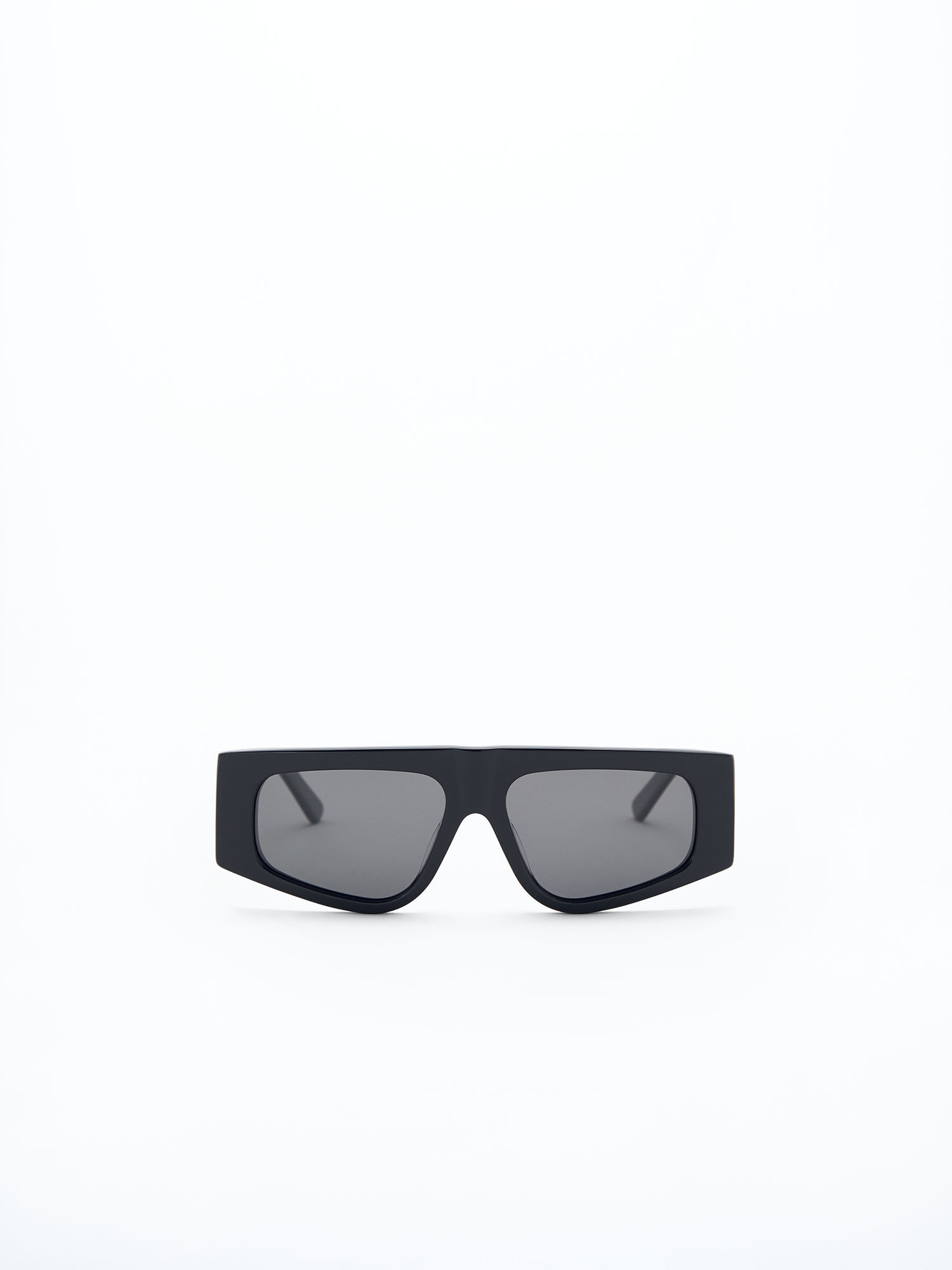 Angled Acetate Sunglasses - Black | Filippa K