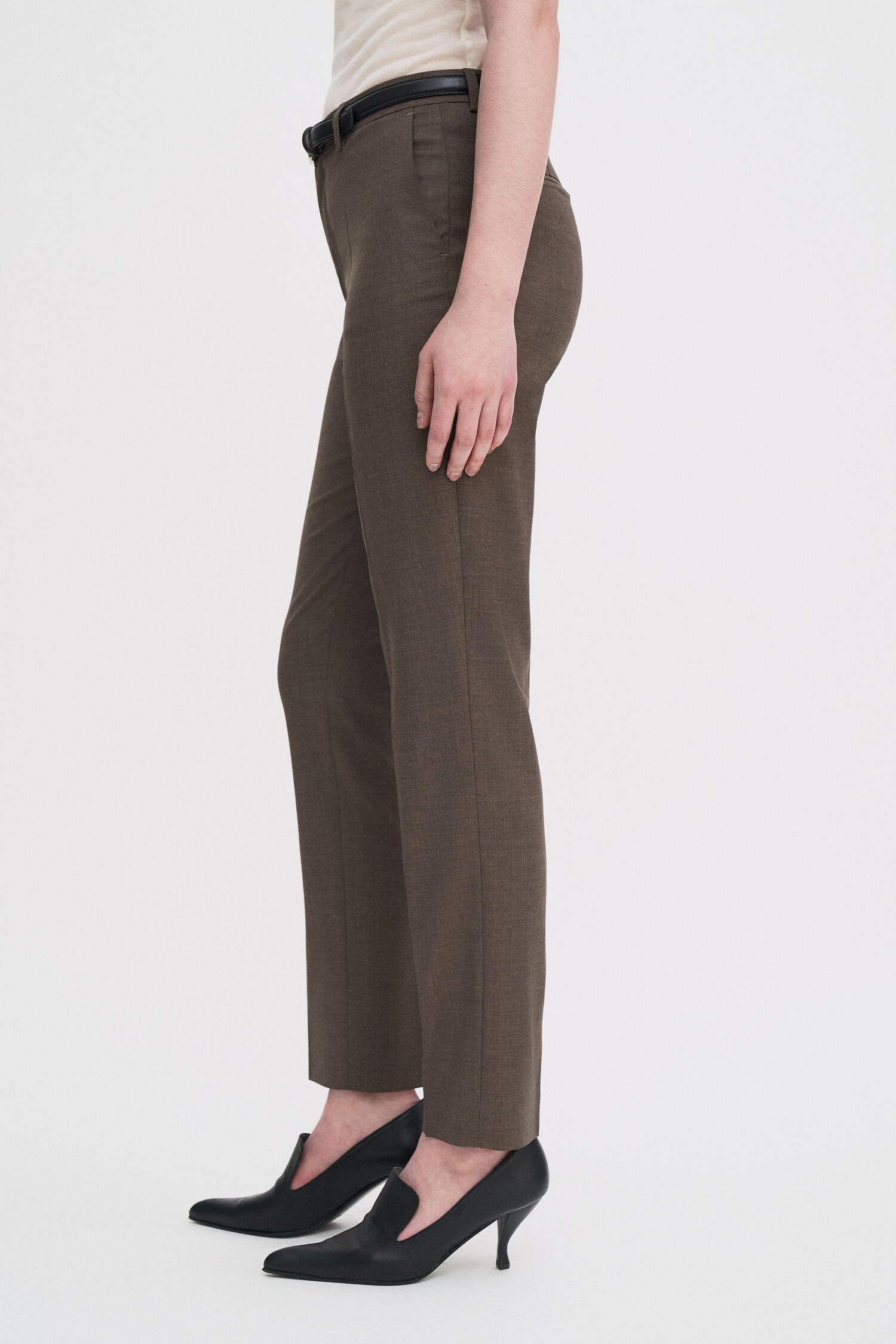Emma Cropped Cool Wool Trouser