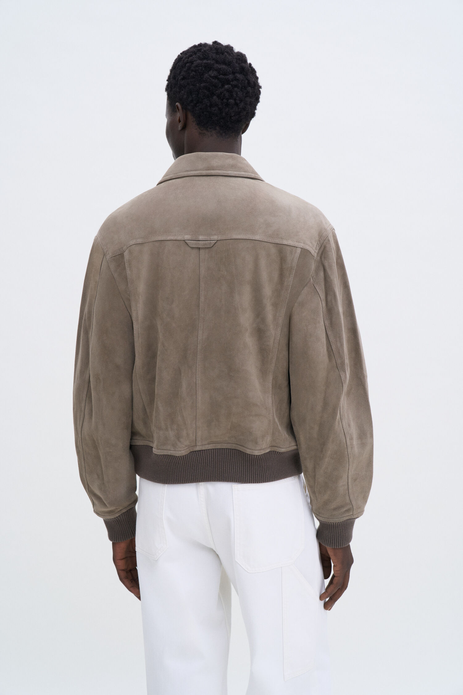 Suede Flight Jacket