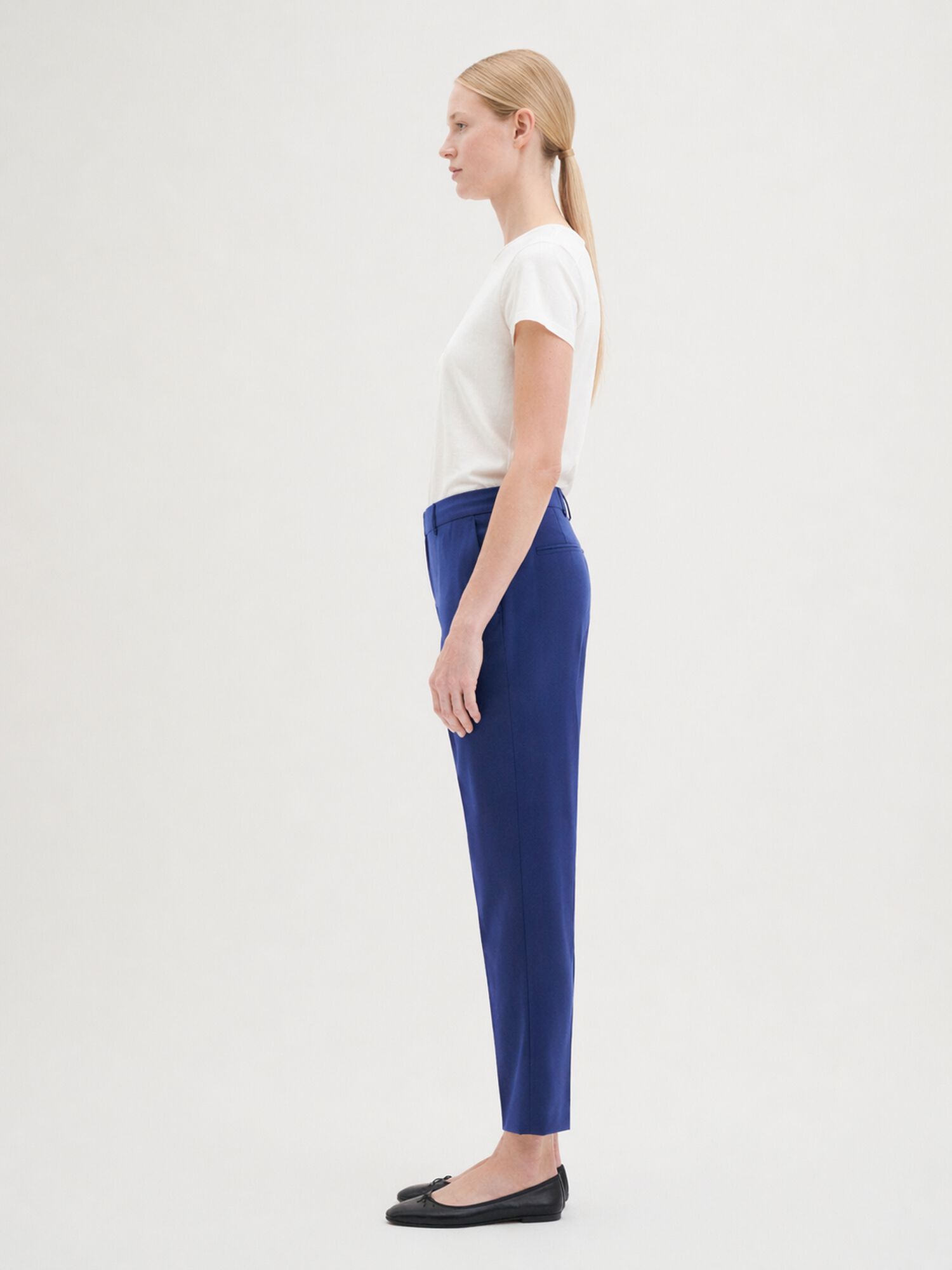 Emma Cropped Cool Wool Trousers