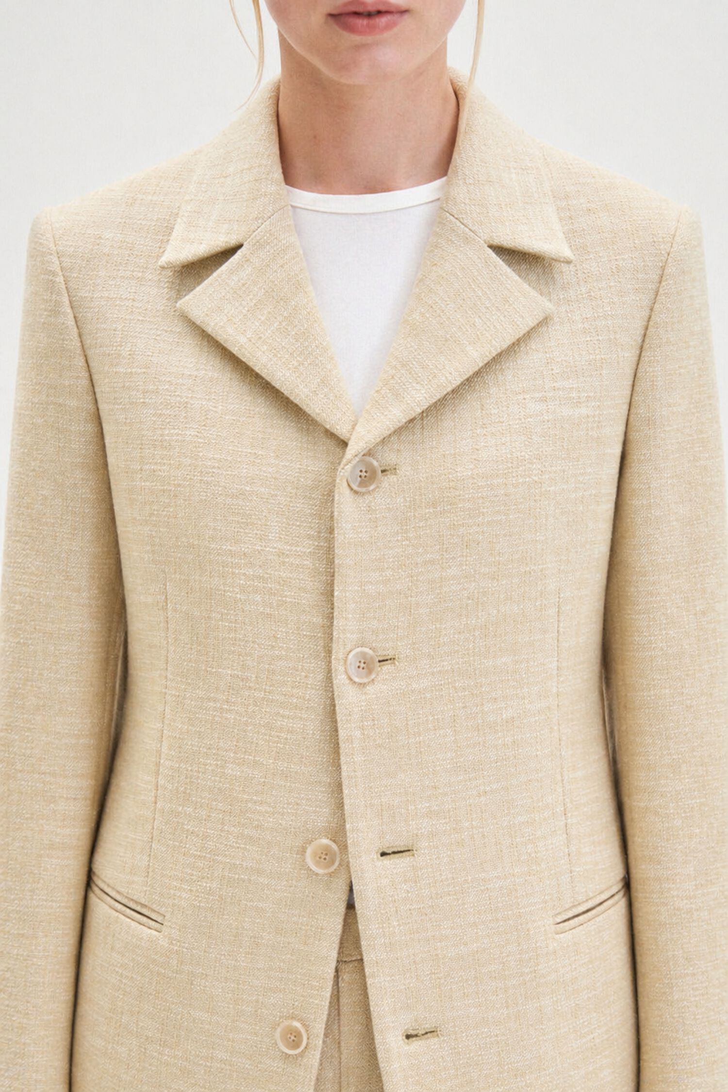 Slim Textured Blazer