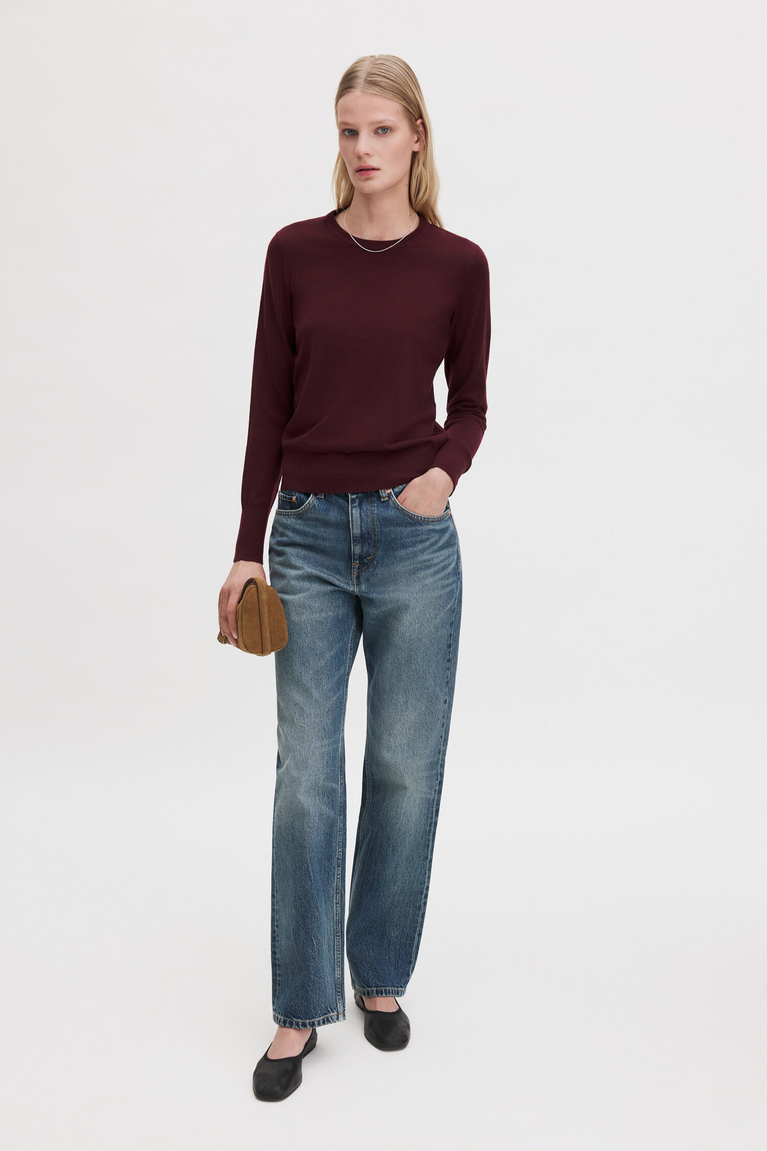 Merino R-neck Sweater