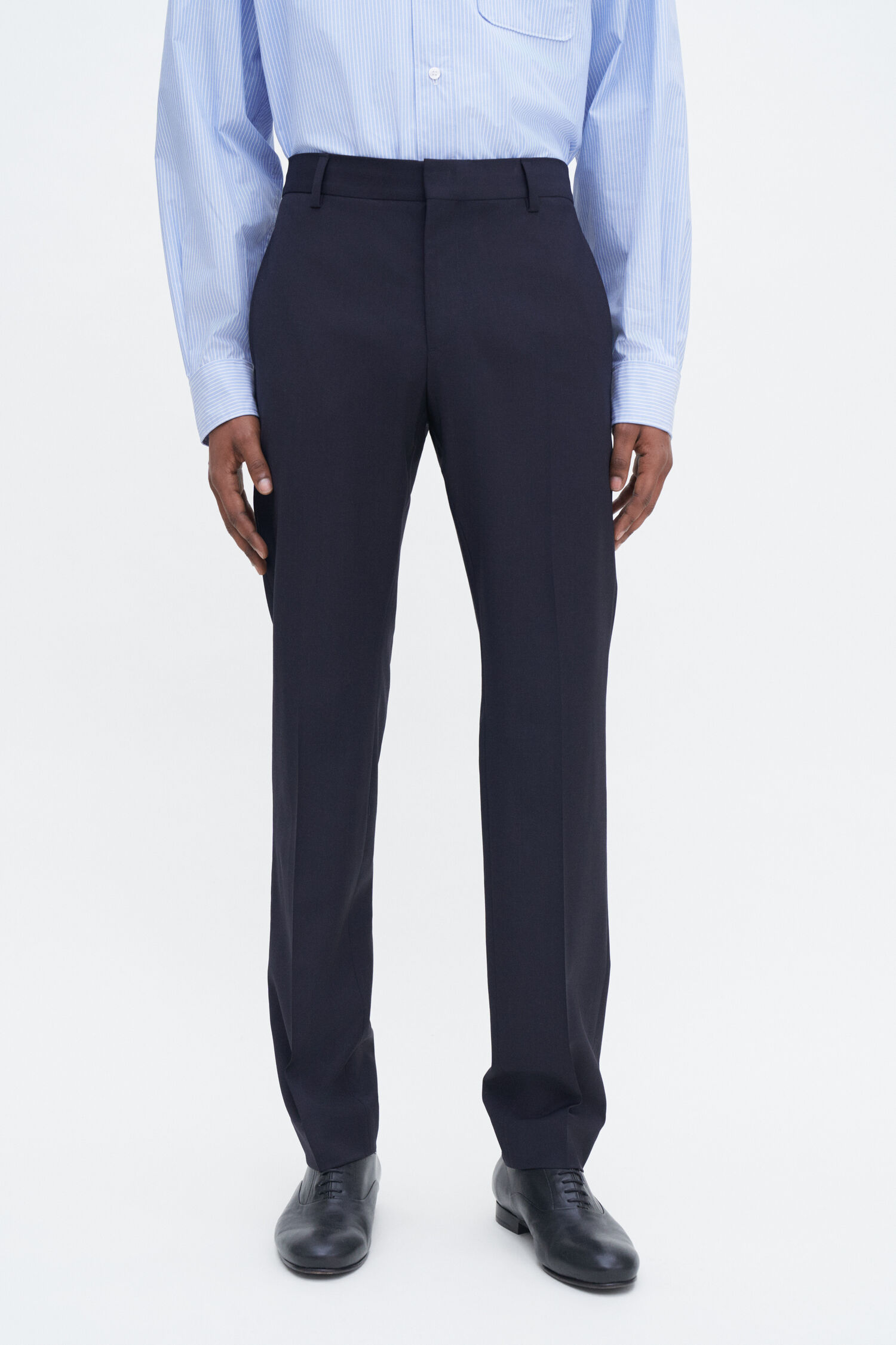 Slim Tapered Wool Trousers