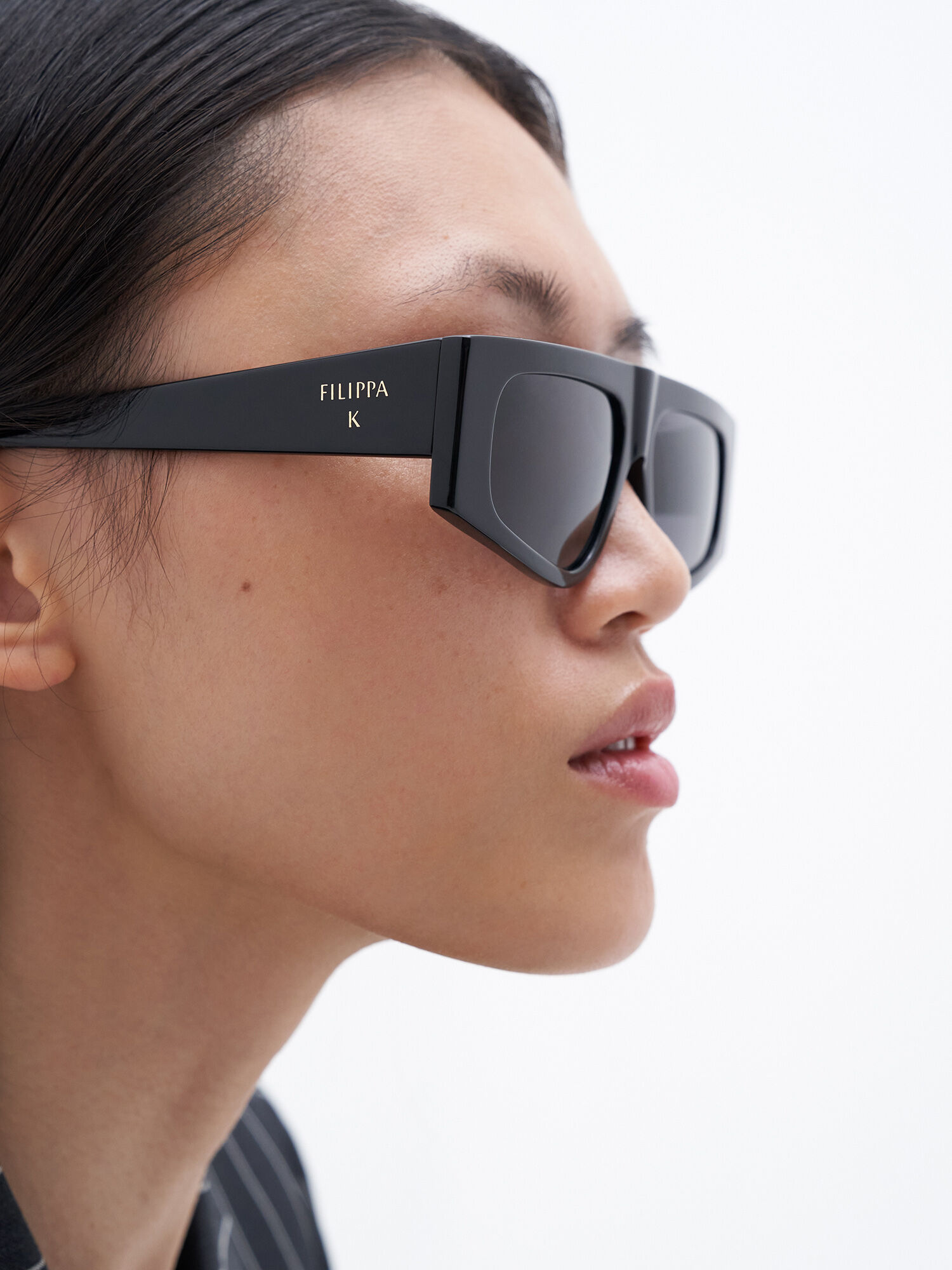 Angled Acetate Sunglasses