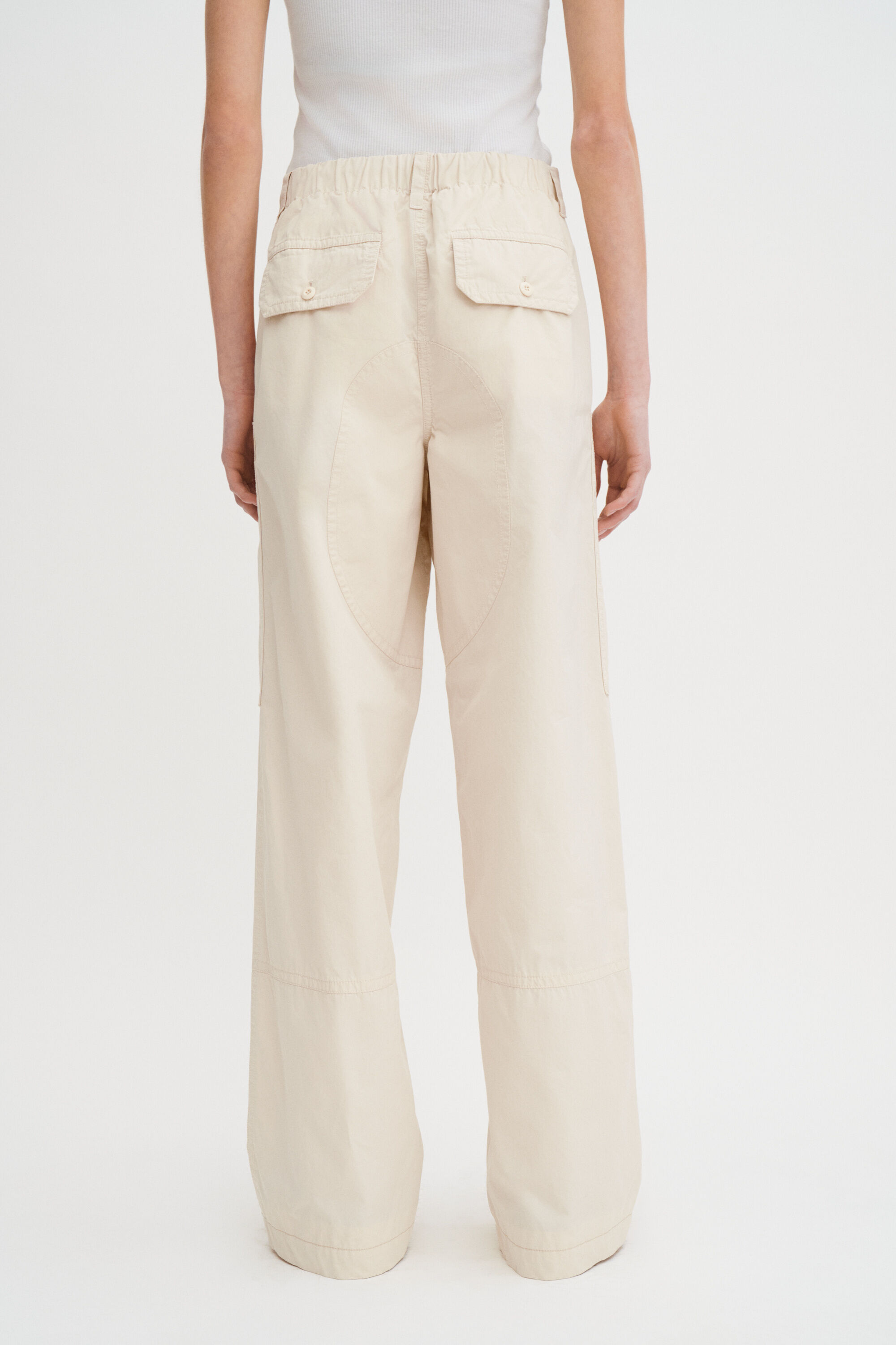 Utility Trousers - Cream White | FILIPPA K