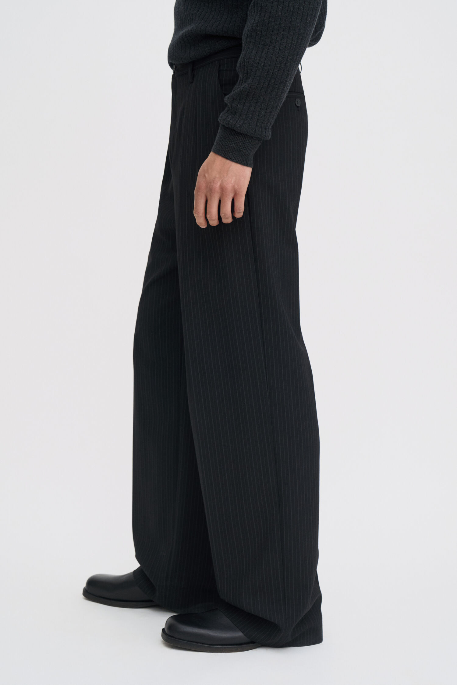 Milo Pinstripe Trousers