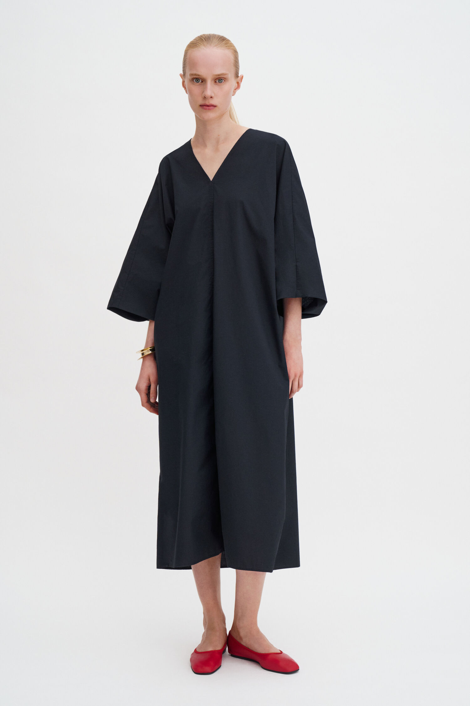 V-Neck Cotton Kaftan