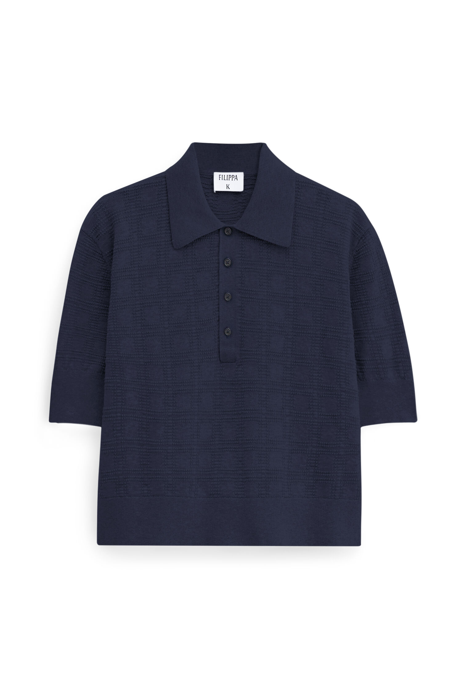 Square Knit Polo