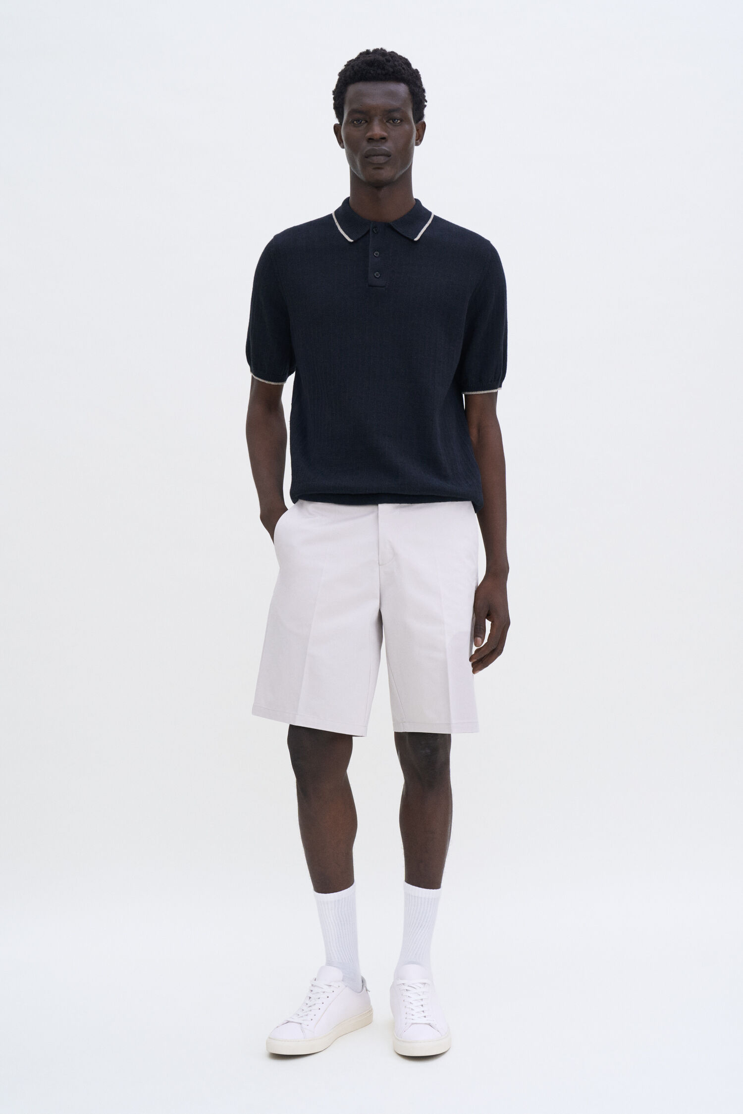 Cotton Tailored Shorts