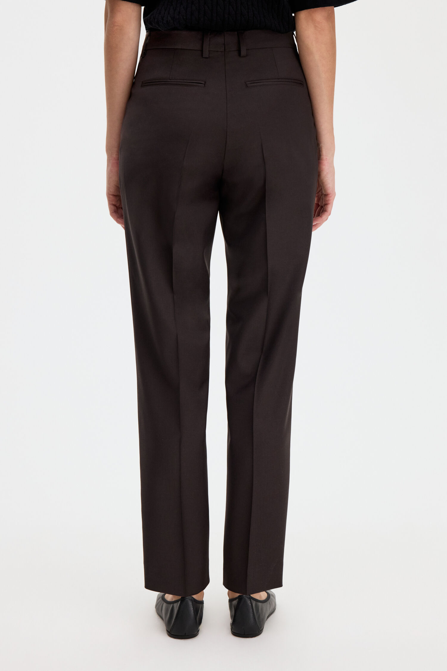 Emma Cropped Cool Wool Trousers