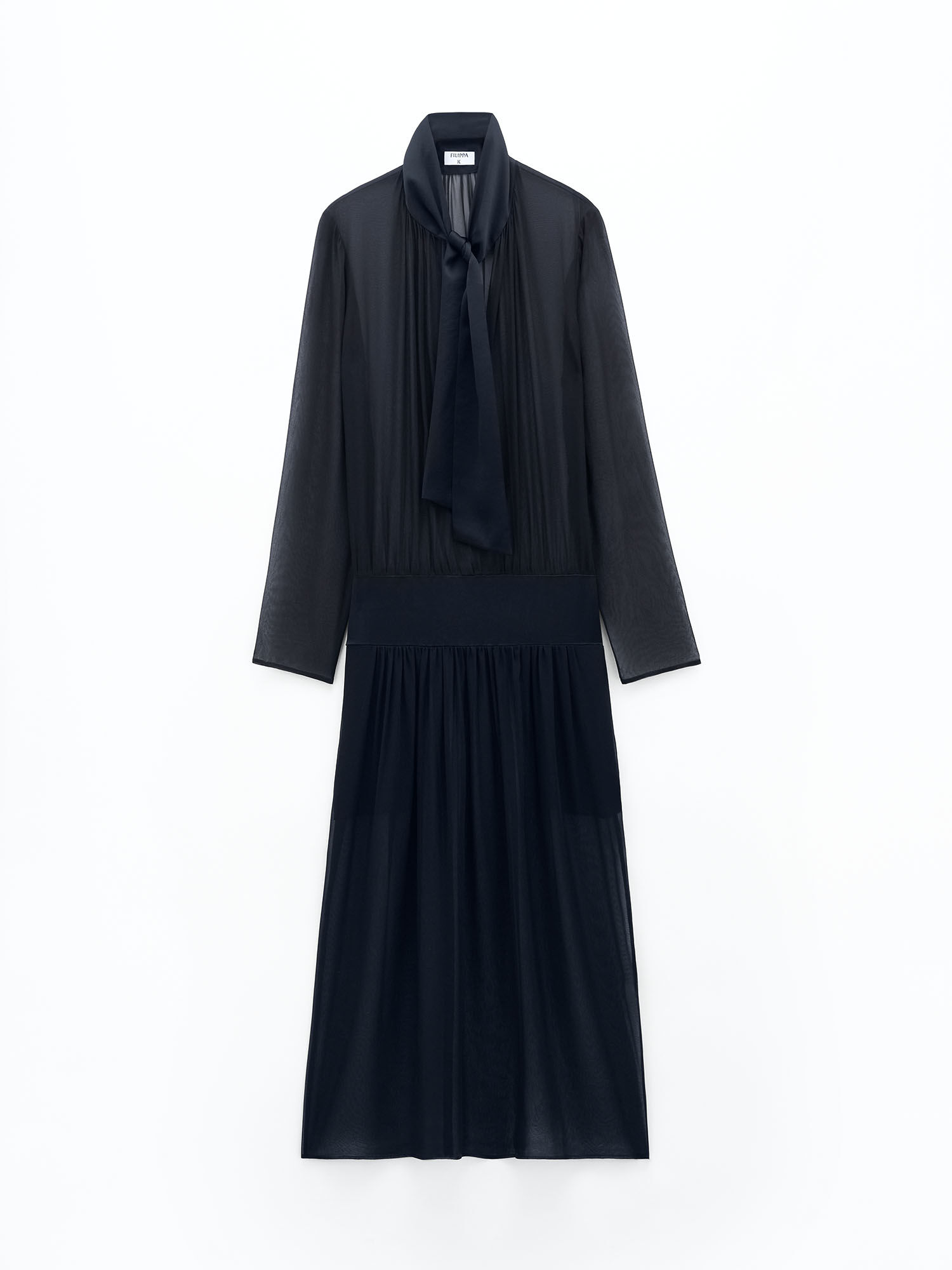 Flowy 2025 dress black