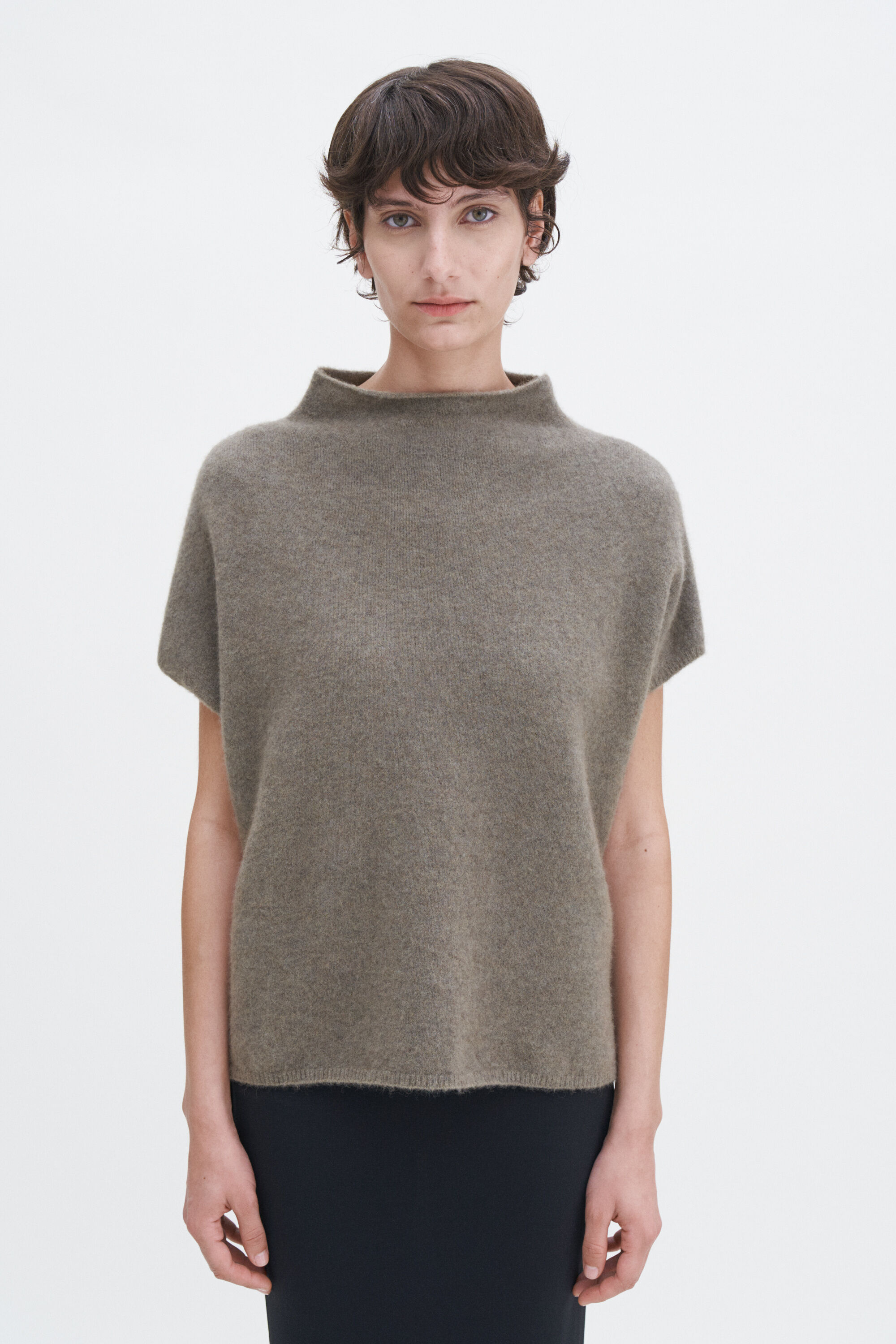 Ximena Sweater - Moss Grey | FILIPPA K