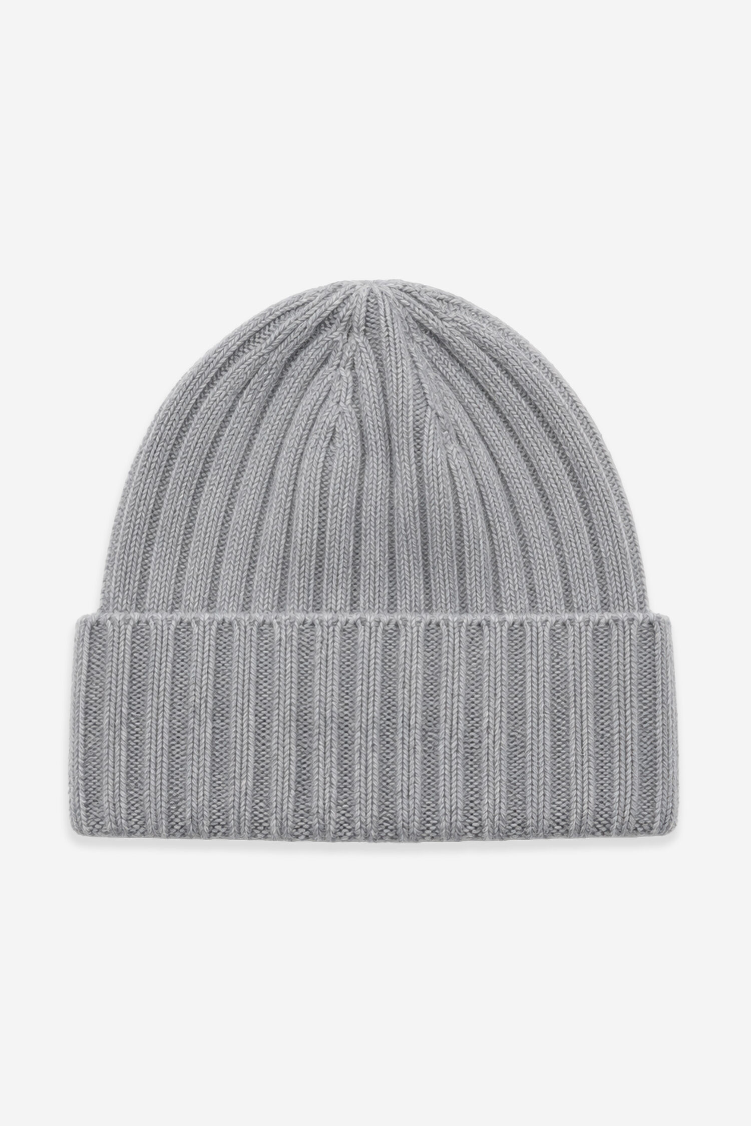Wool Cashmere Rib Hat