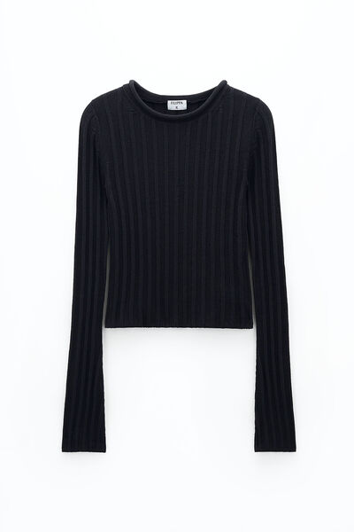 Cotton Rib Sweater