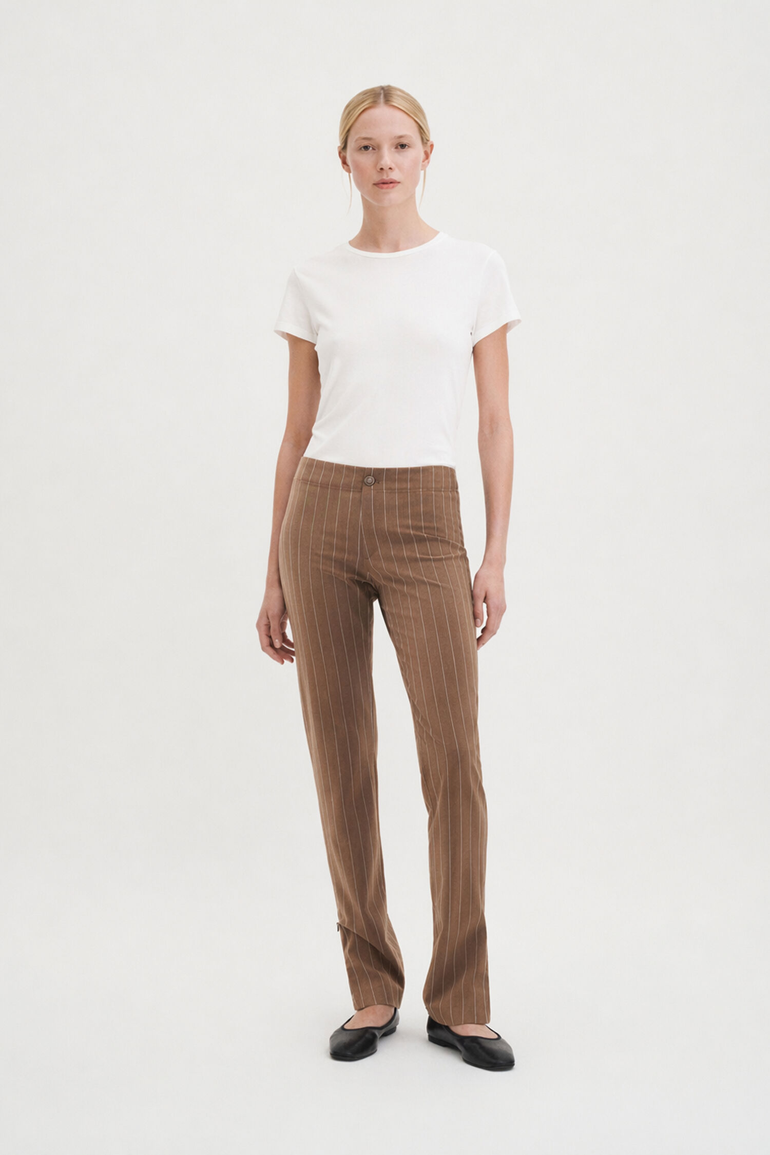 Slim Pinstripe Trousers