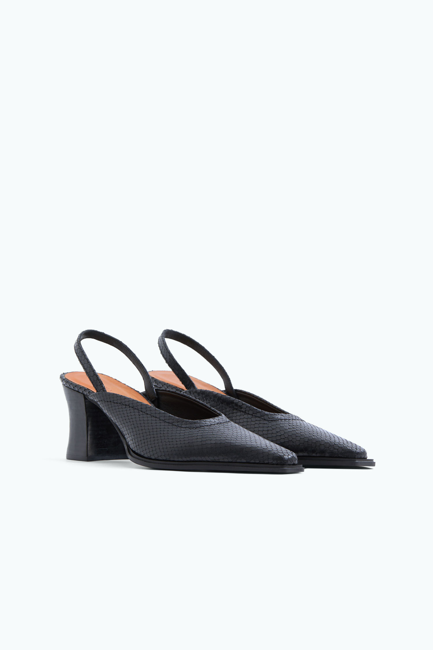 Black slingback heels discount