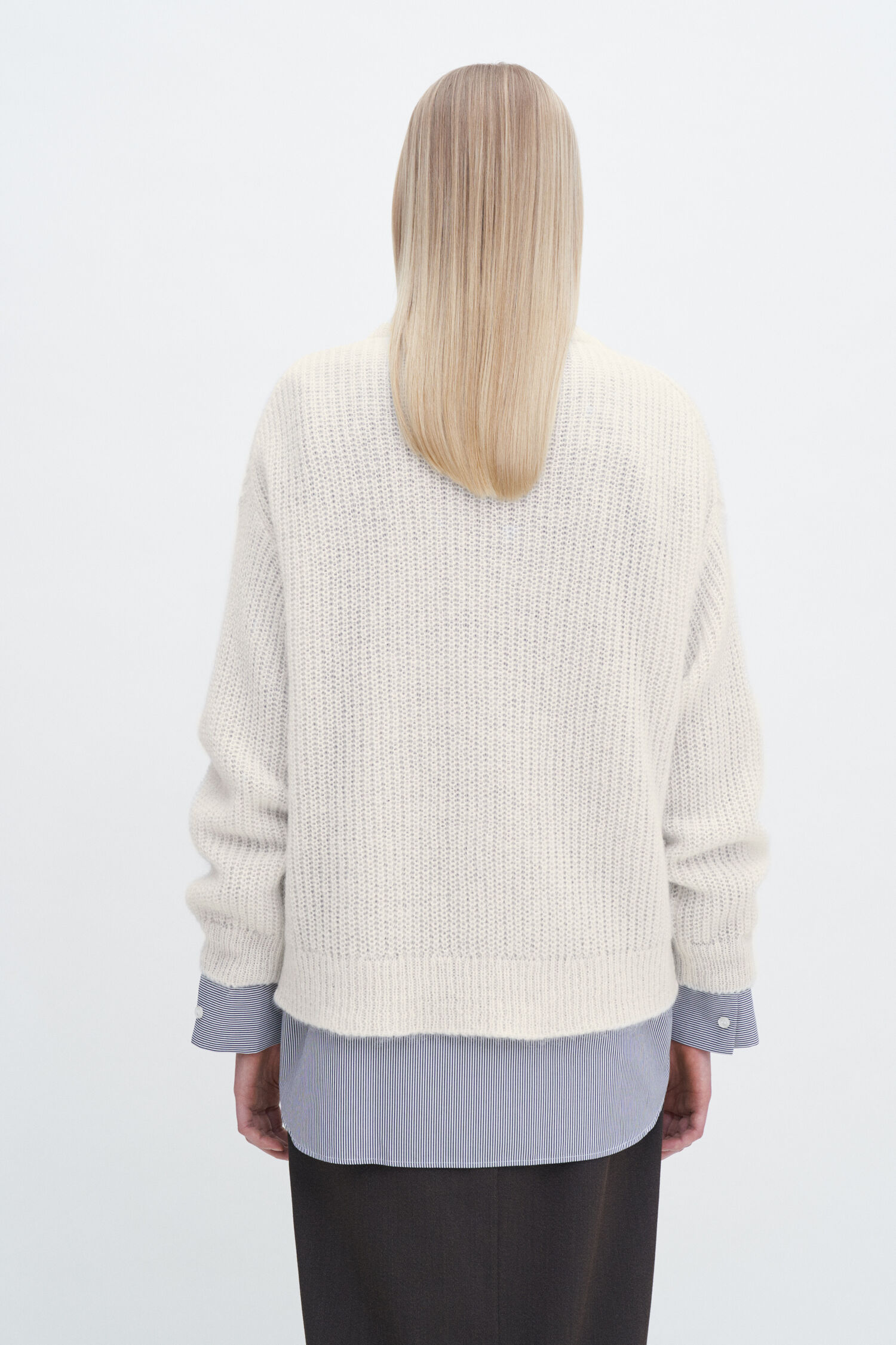 Ribbed Mohair Sweater