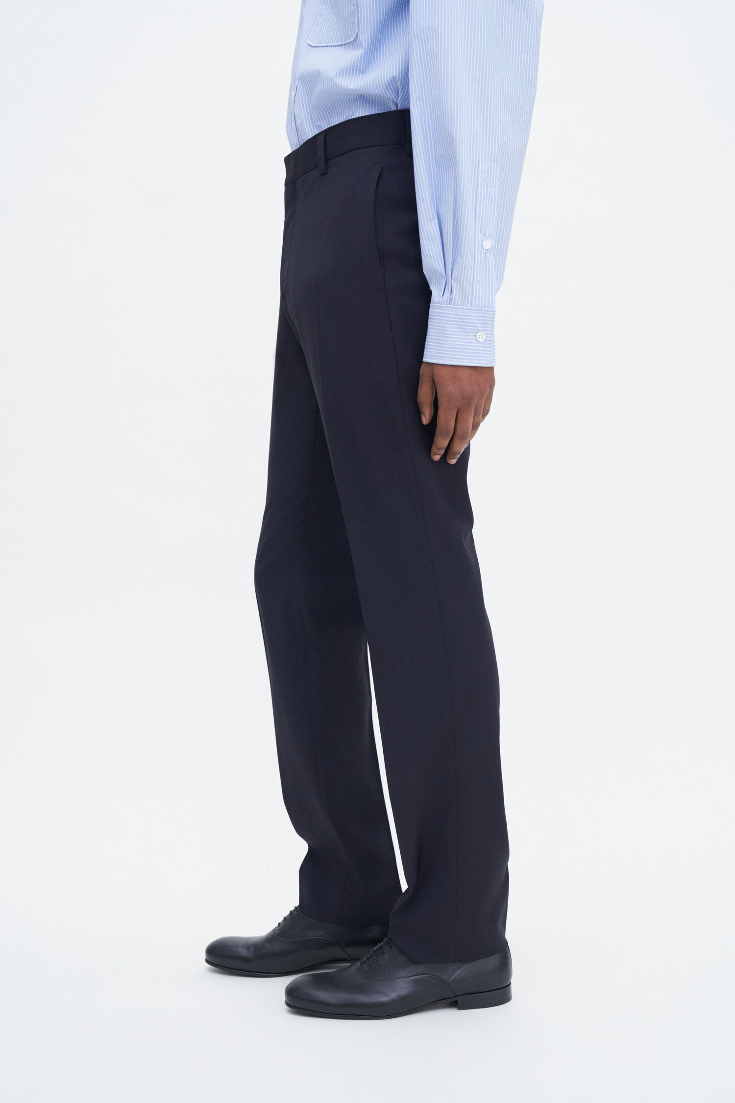 Slim Tapered Wool Trousers