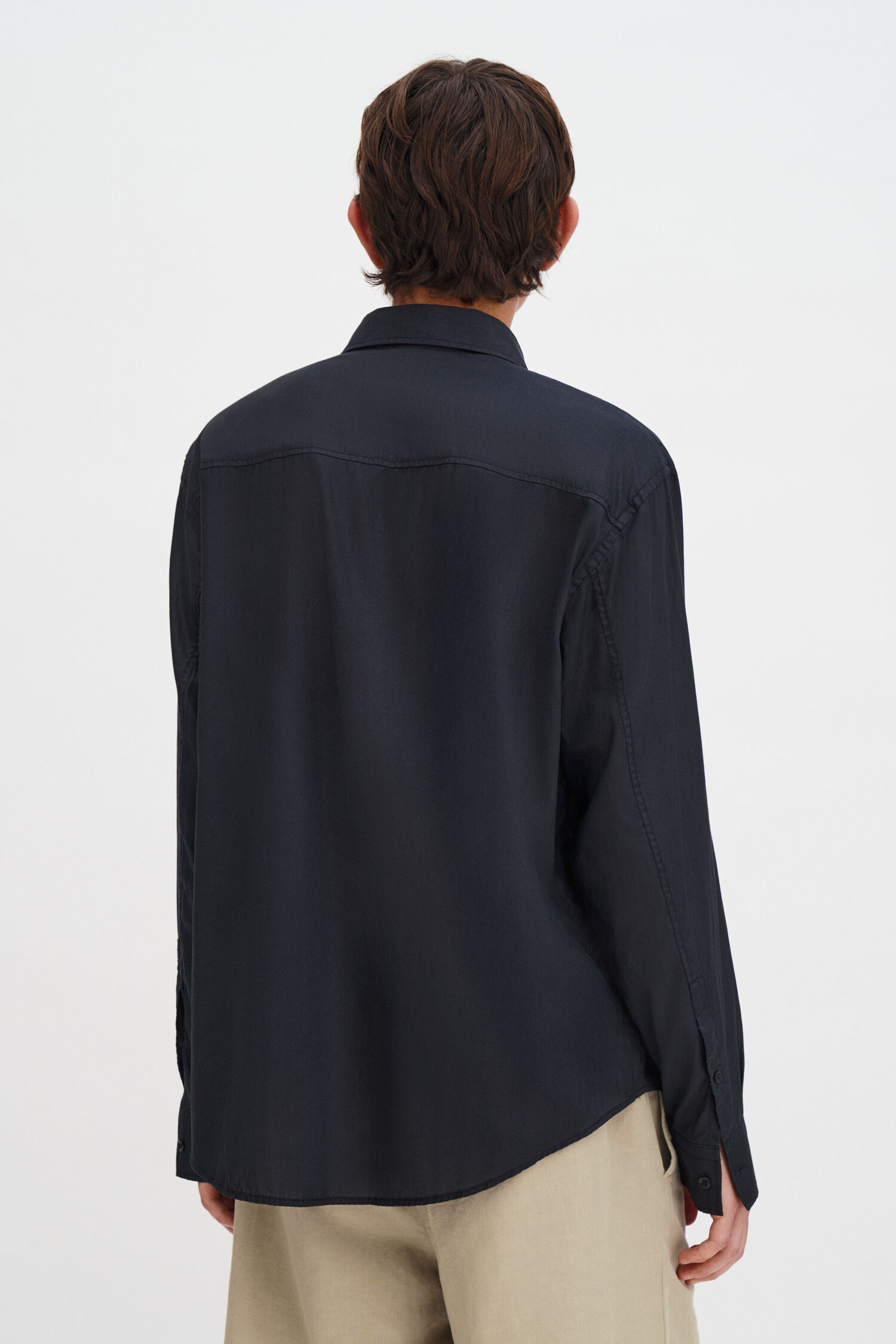 Relaxed Voile Shirt