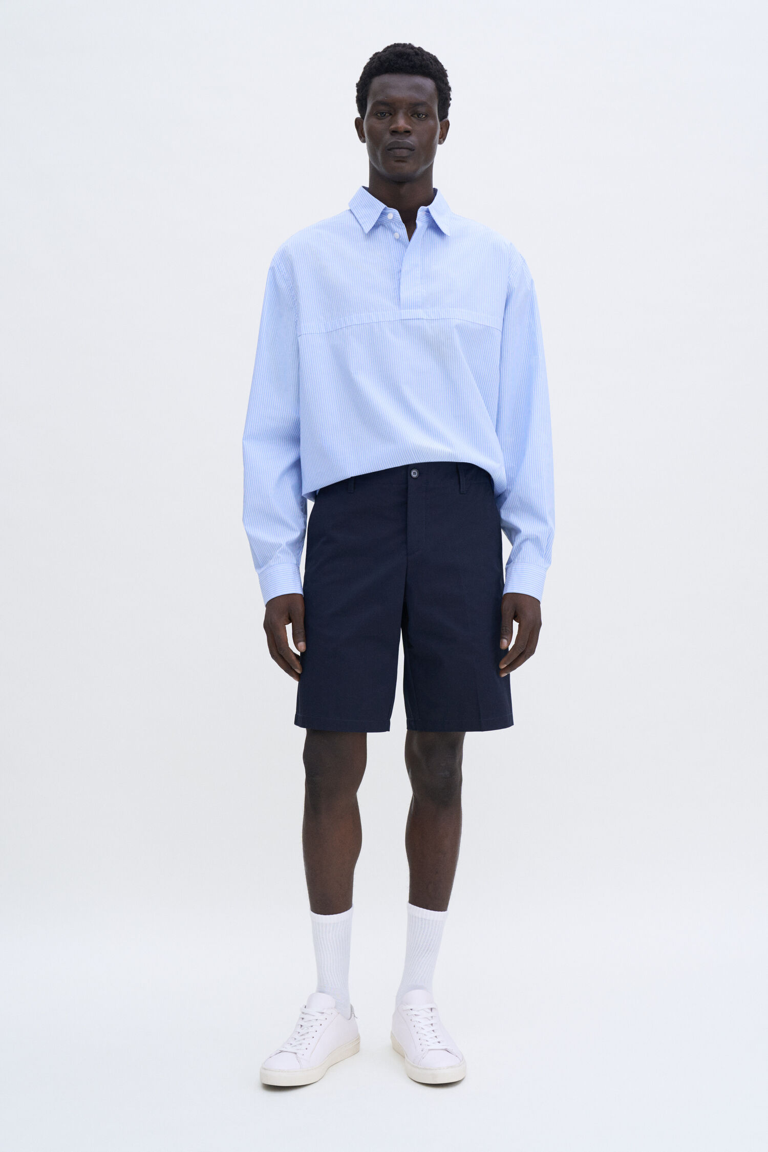 Cotton Tailored Shorts