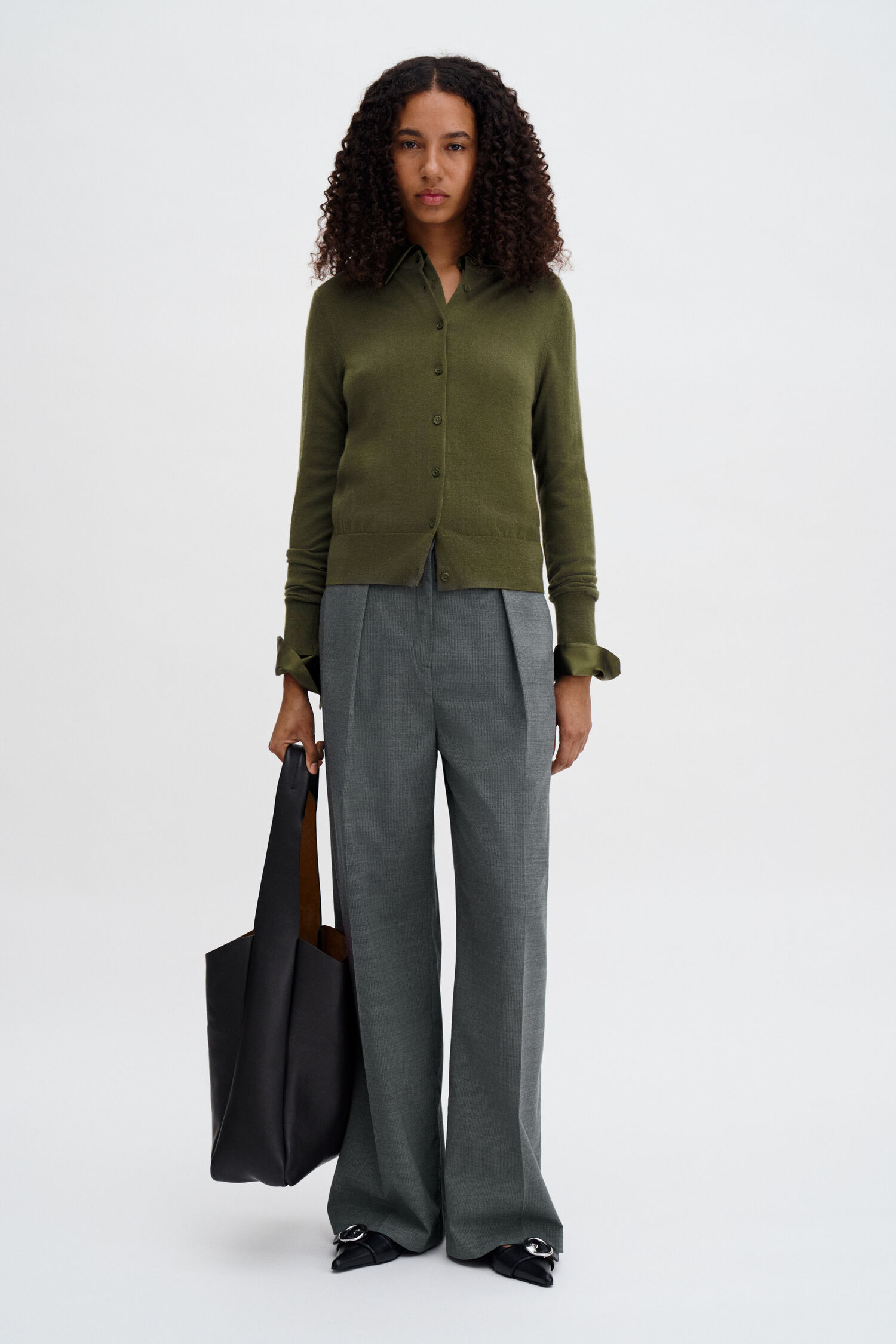 Merino Short Cardigan