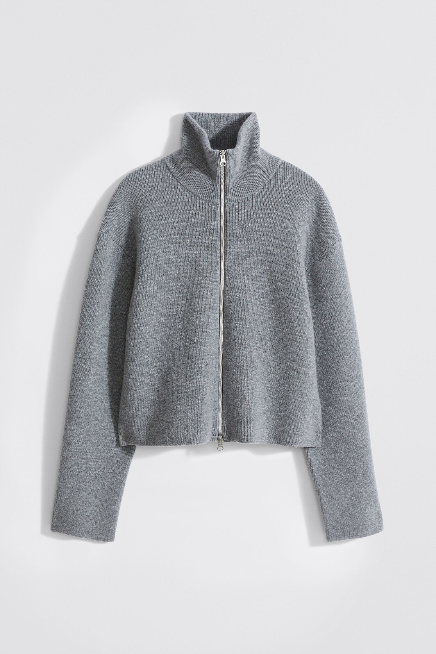 Cashmere Zip  Cardigan