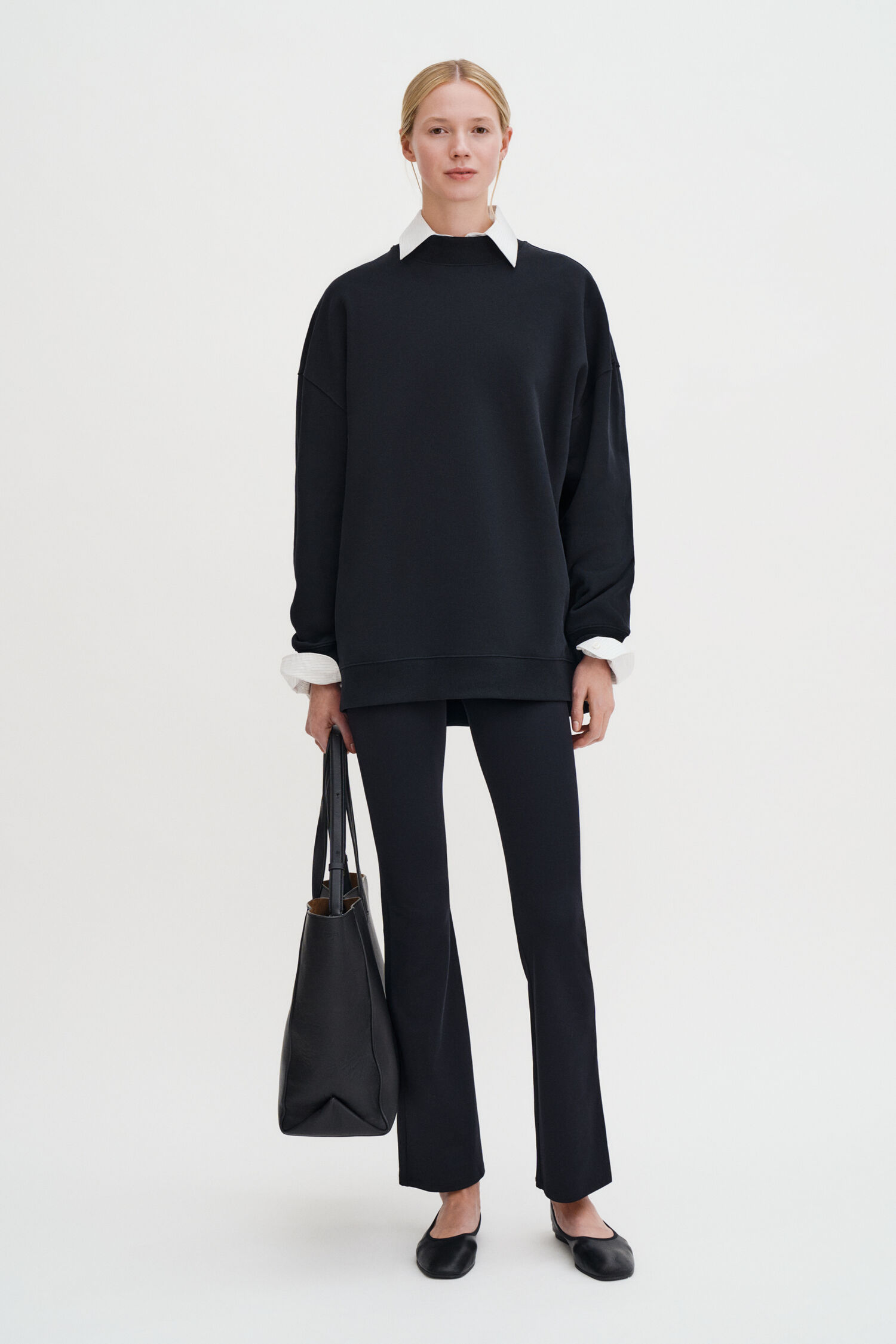 Oversized Brushed Cotton Sweat