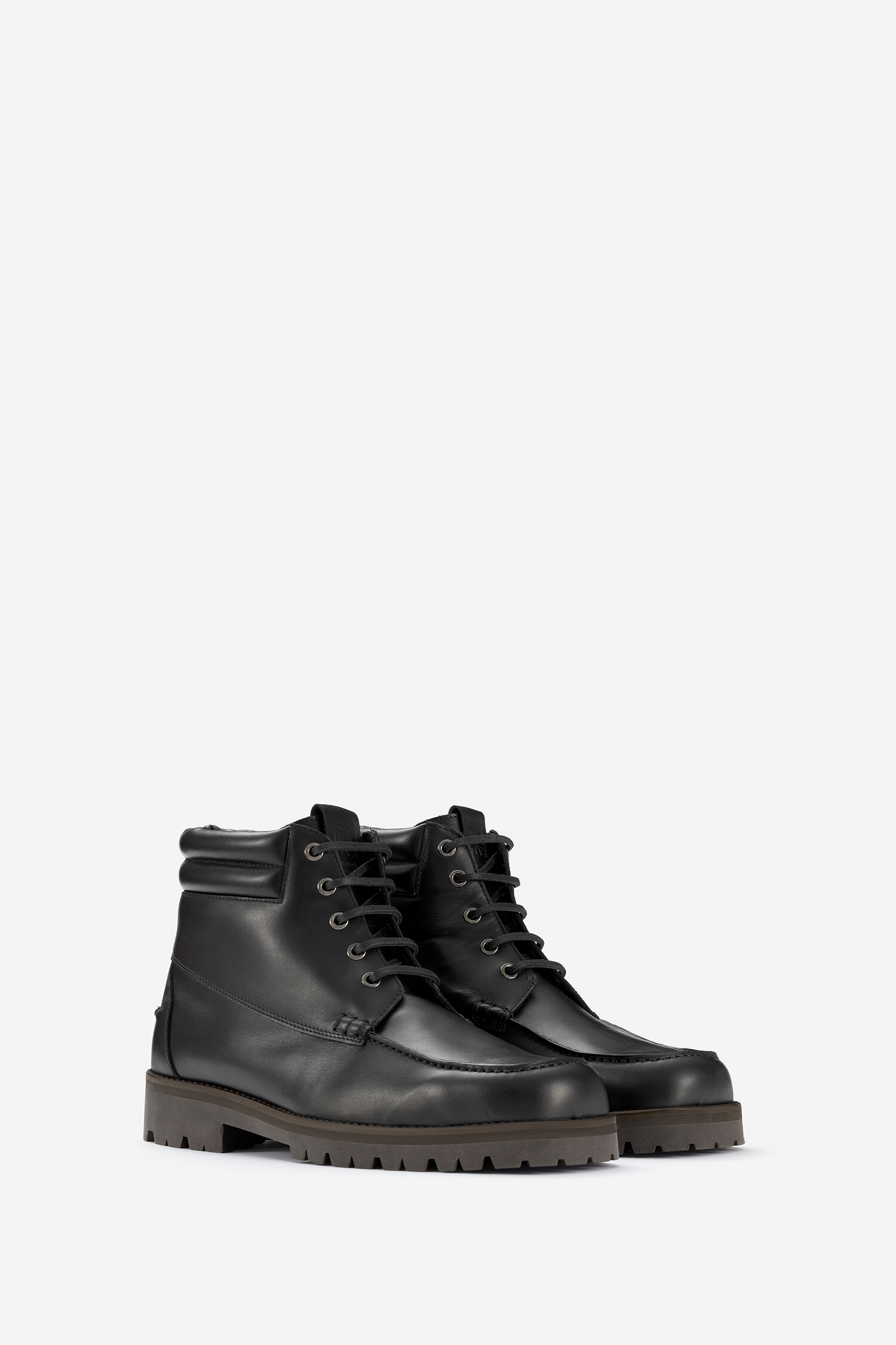 High Derby Leather Shoes
