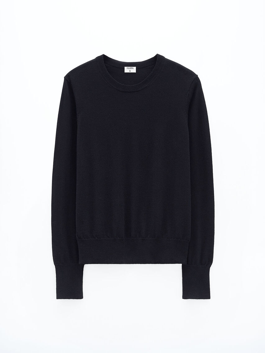 Merino R-neck Sweater
