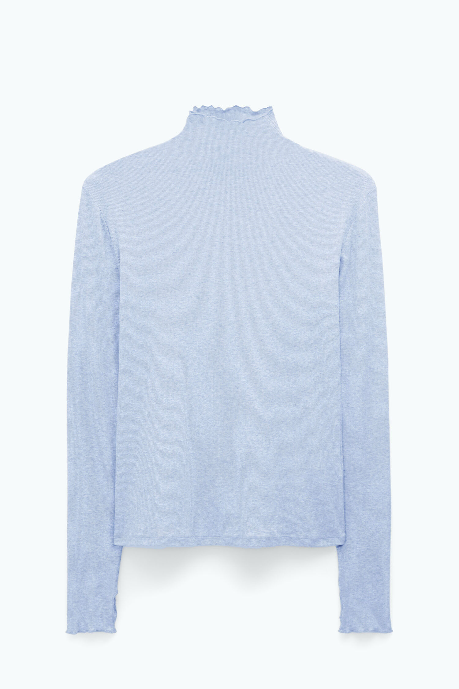 Rib Mock Neck Top