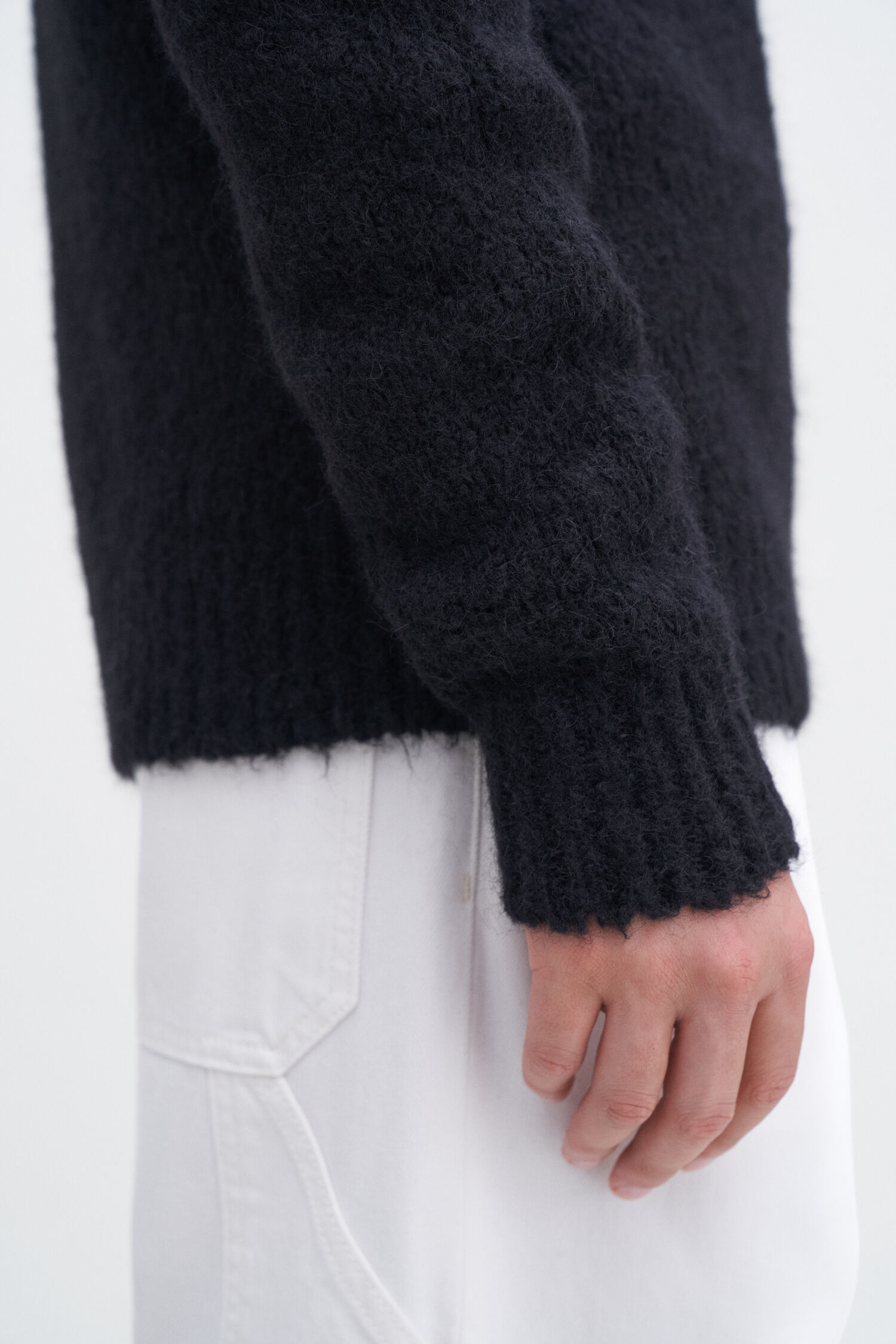 Soft Alpaca V-Neck Sweater