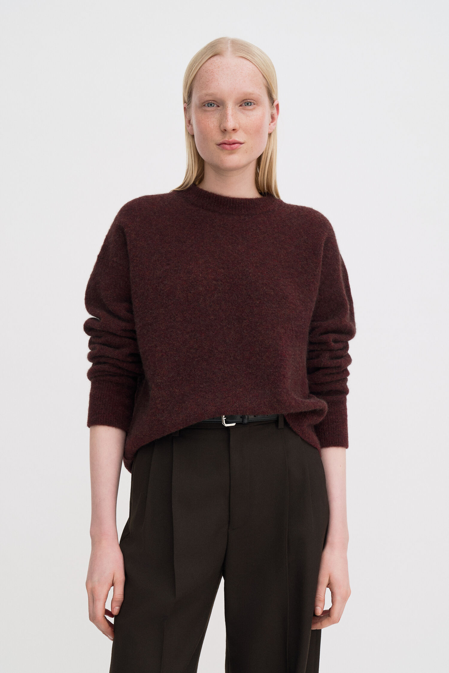 Wool Yak Crewneck Sweater