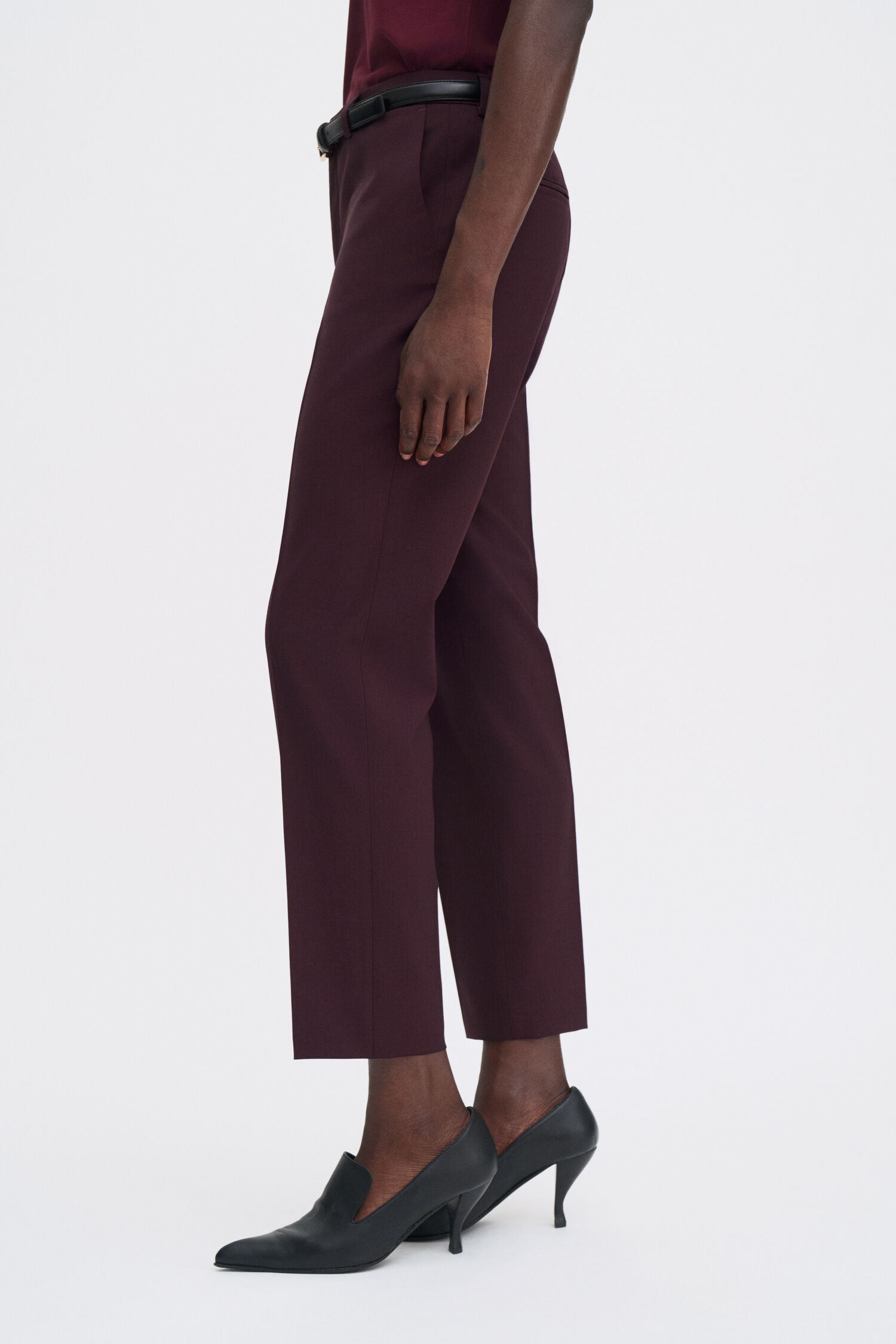 Emma Cropped Cool Wool Trouser