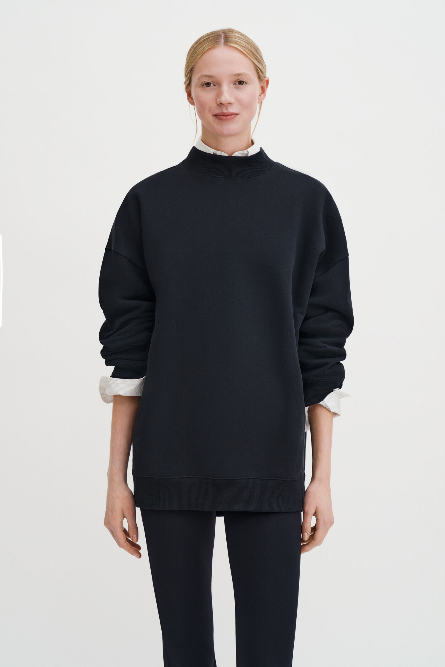 Oversized Brushed Cotton Sweat