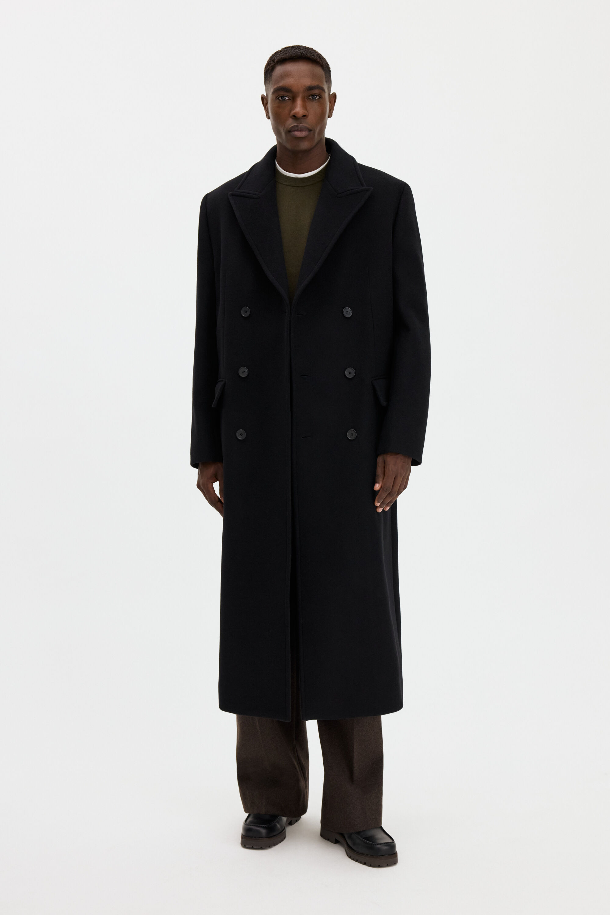 Damian Wool Coat - Black | FILIPPA K